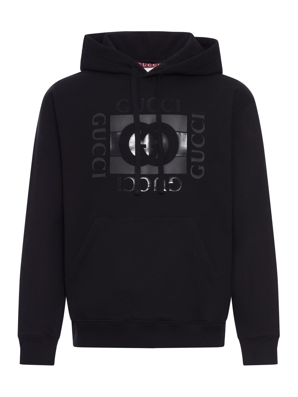 Оригінальна Cotton Jersey Hoodie With Print Gucci – боковий вид