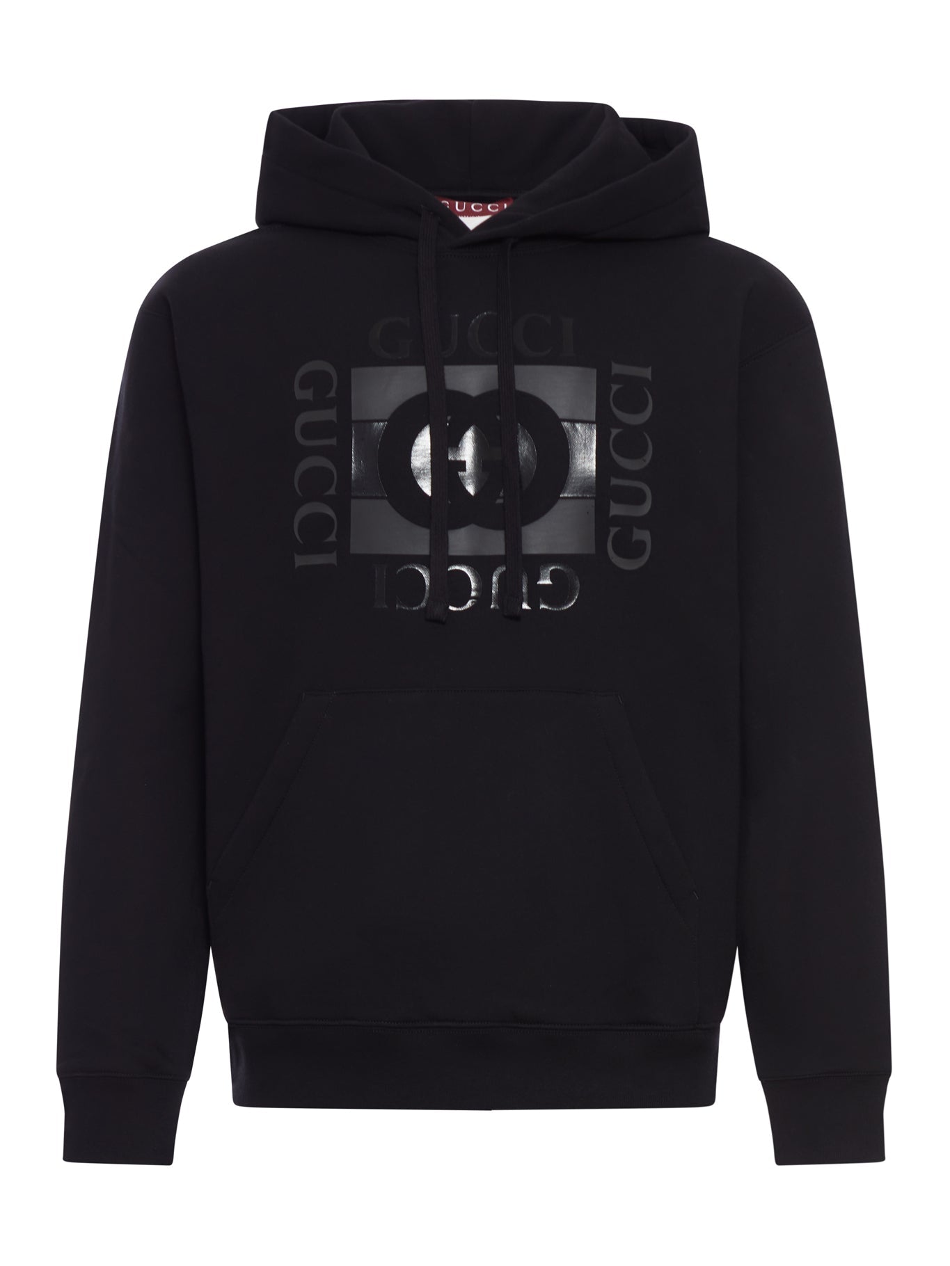 Оригінальна Cotton Jersey Hoodie With Print Gucci – боковий вид