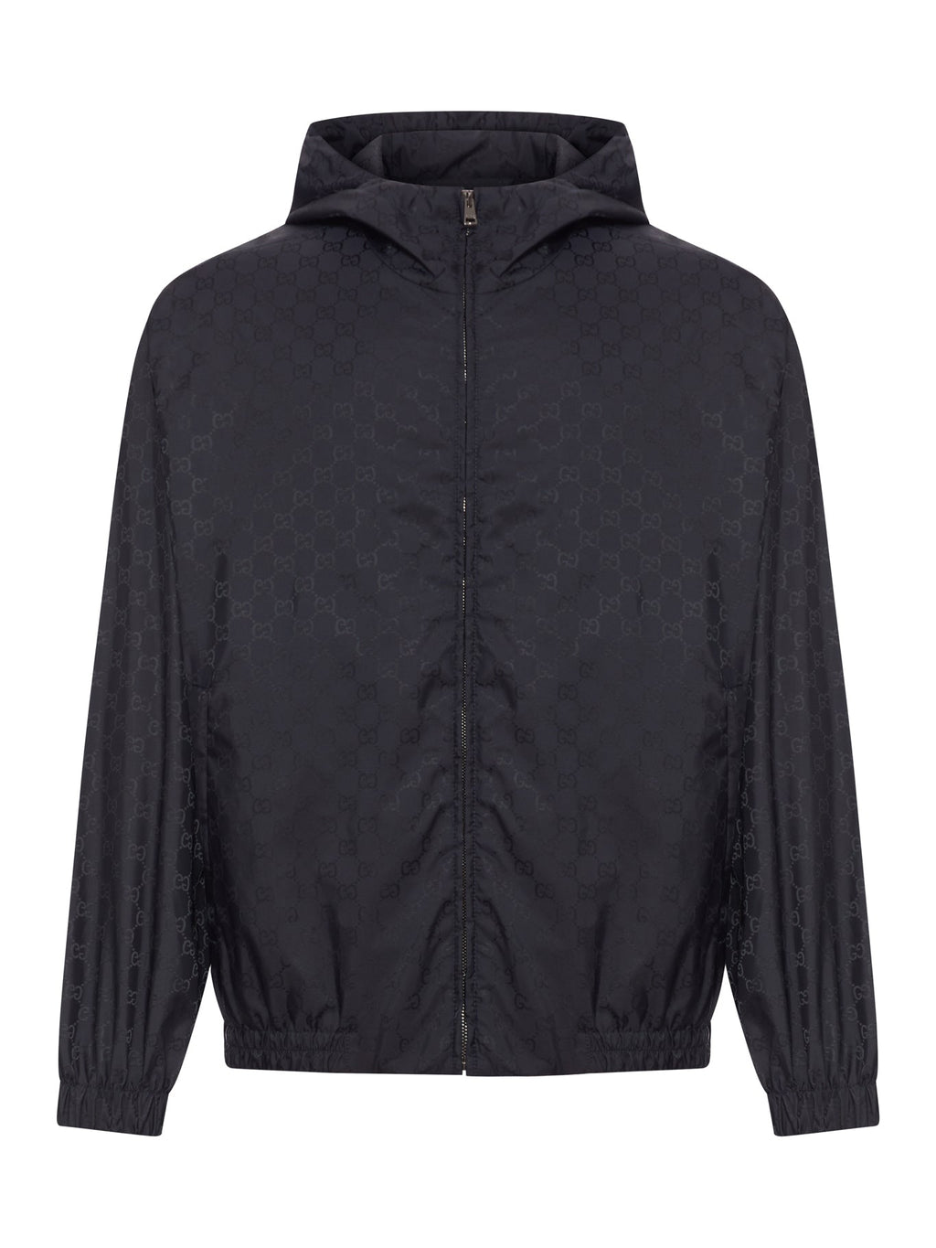Nylon Jacket With Allover Gg Logo Gucci – Гарантія оригінальності – боковий вид