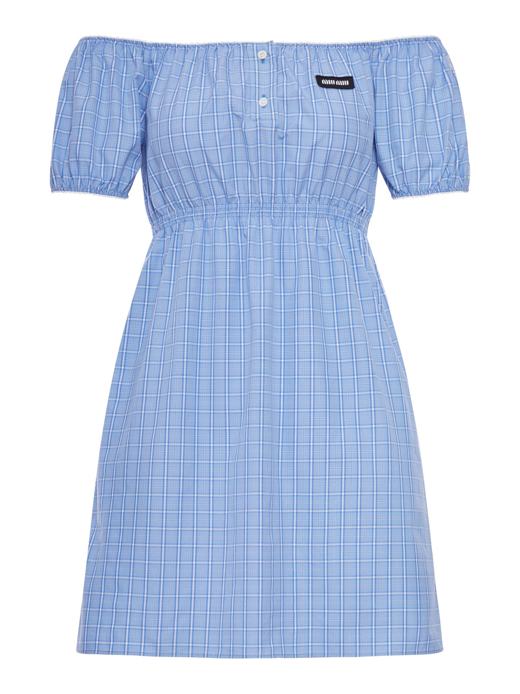Cotton Poplin MIDI Dress Miu miu оригінал – Купити в Україні – боковий вид