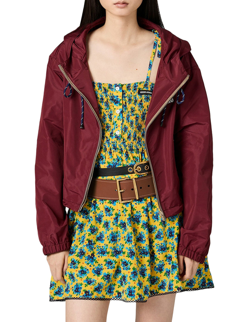 Tec Canvas Blouson Miu miu оригінал – Купити в Україні – вид ззаду