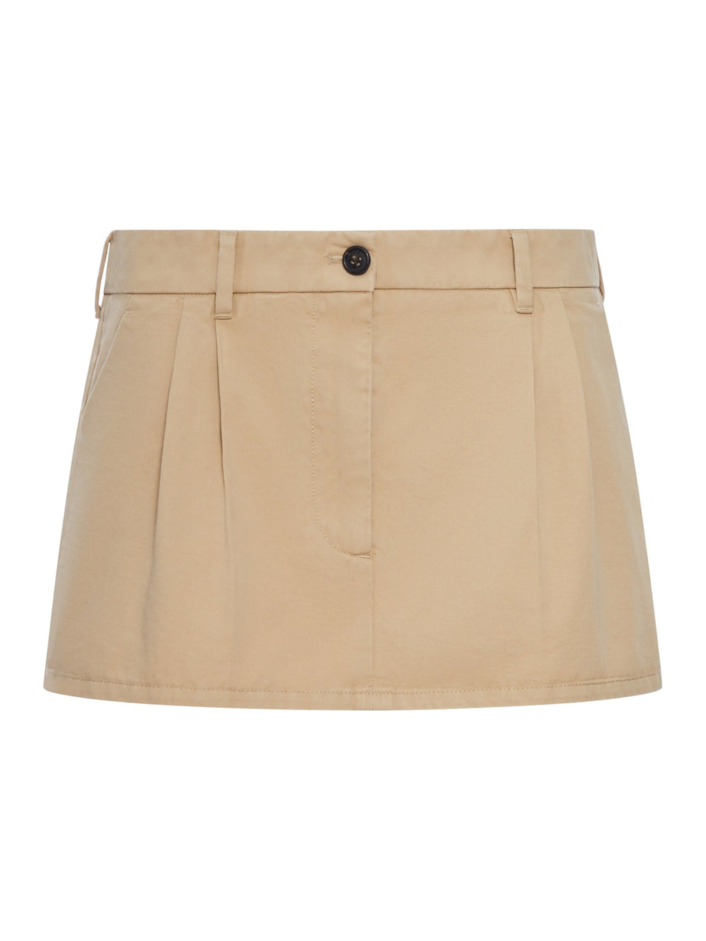 Old Gabardine Miniskirt Miu miu оригінал – Купити в Україні – боковий вид