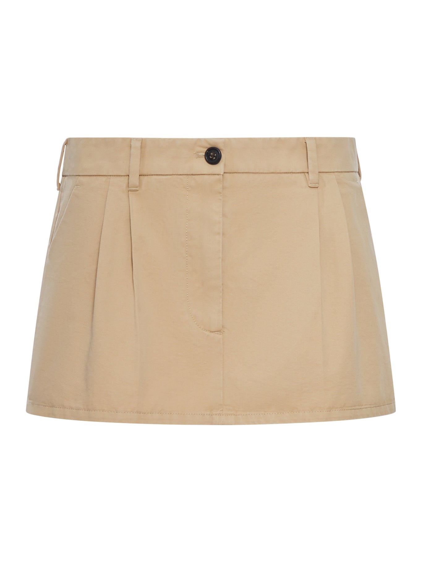 Old Gabardine Miniskirt Miu miu оригінал – Купити в Україні – боковий вид