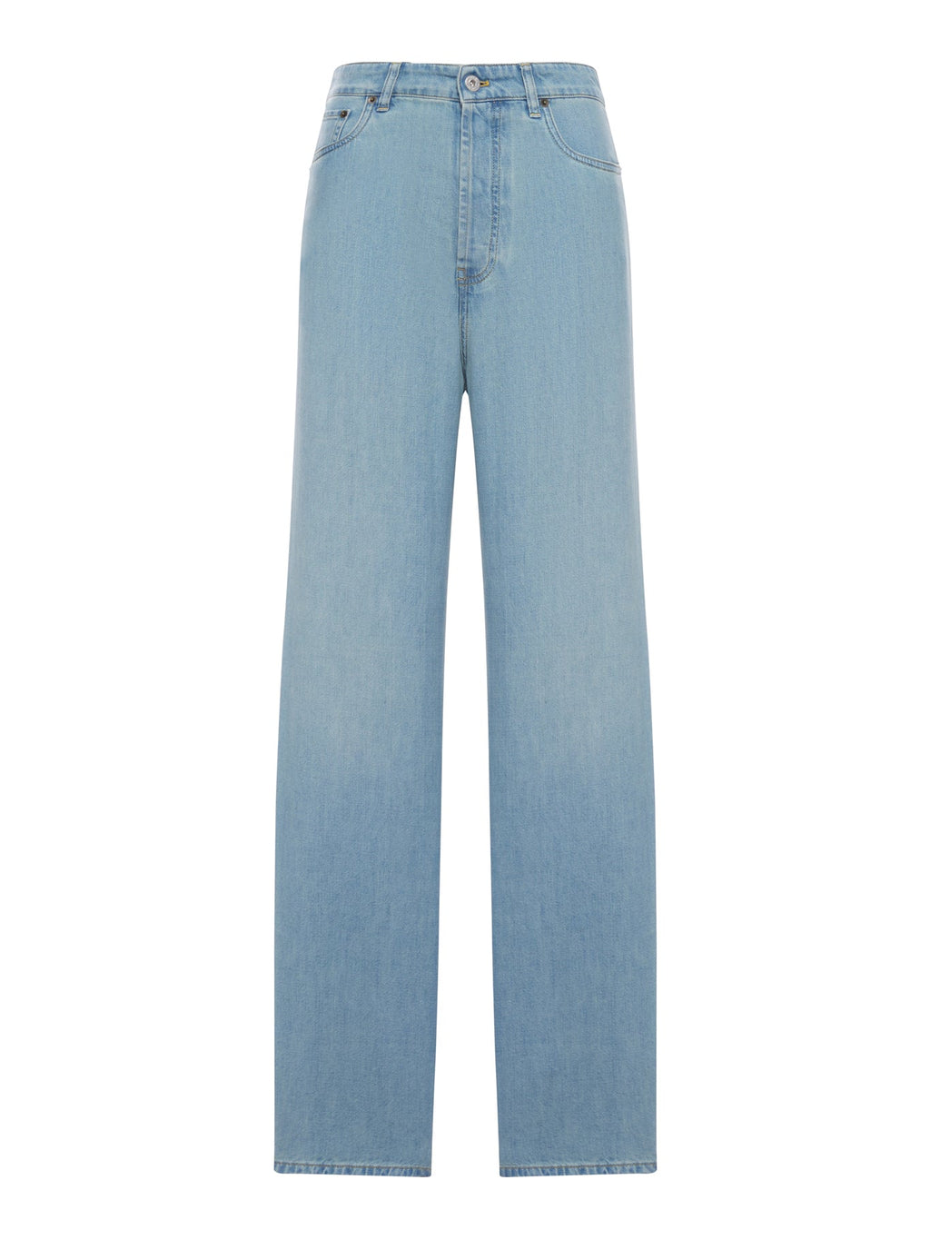 Straight Leg Jeans In Cotton Denim Miu miu оригінал – Купити в Україні – боковий вид