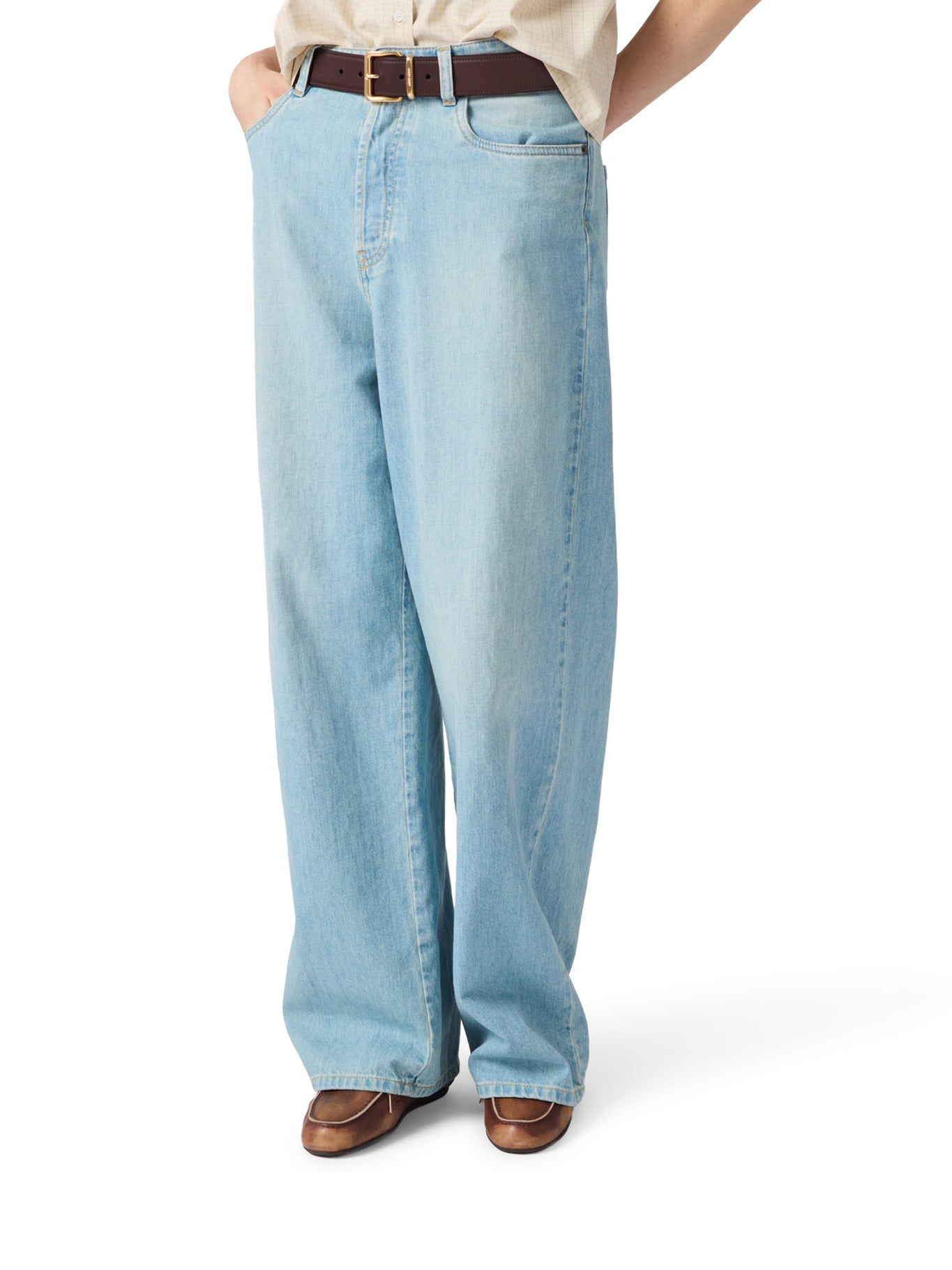 Straight Leg Jeans In Cotton Denim Miu miu оригінал – Купити в Україні – детальний вид