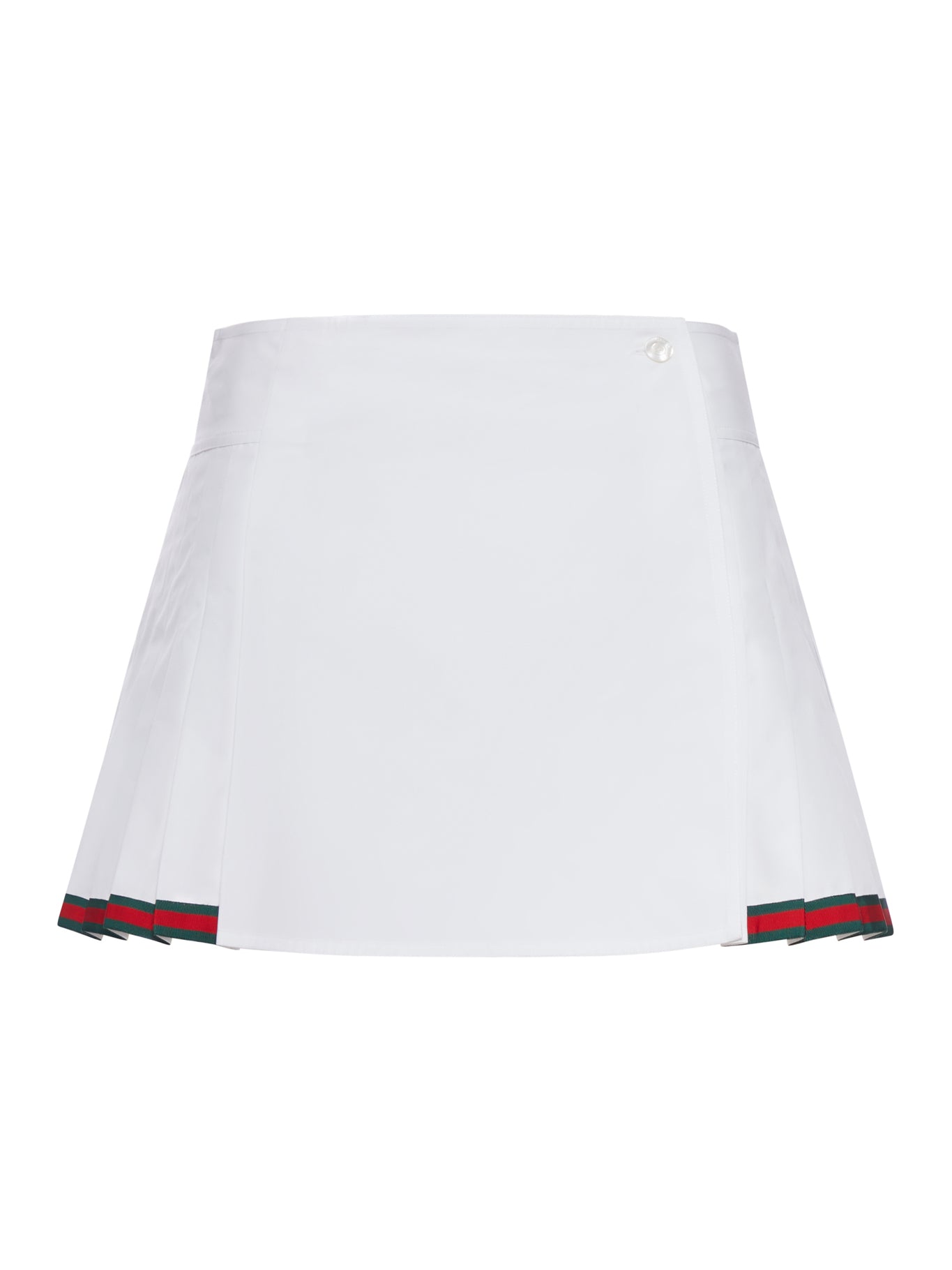 Short Cotton Poplin Skirt Gucci – Гарантія оригінальності – боковий вид