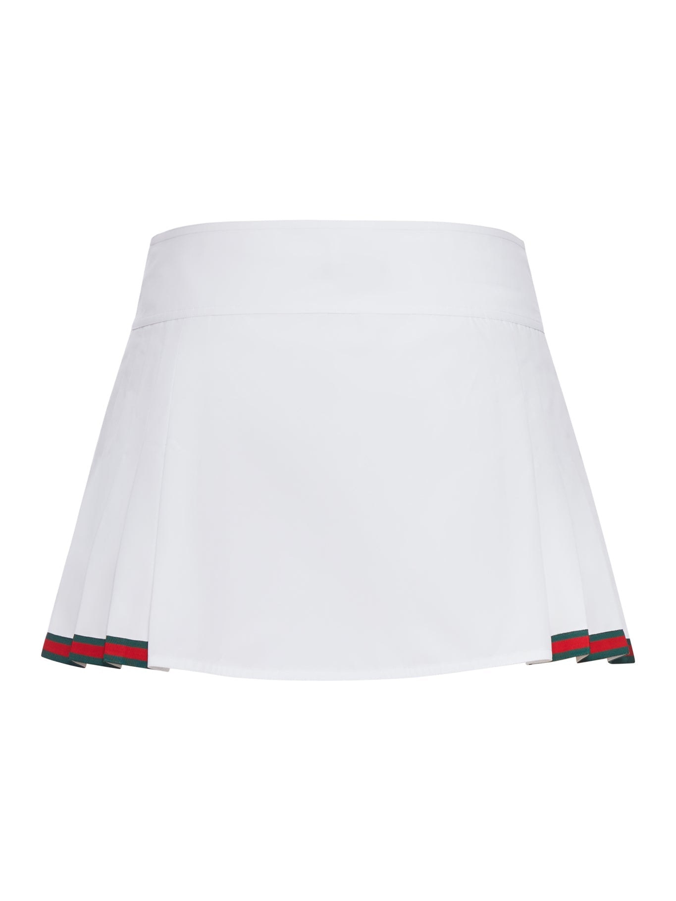 Short Cotton Poplin Skirt Gucci – Гарантія оригінальності – вид ззаду