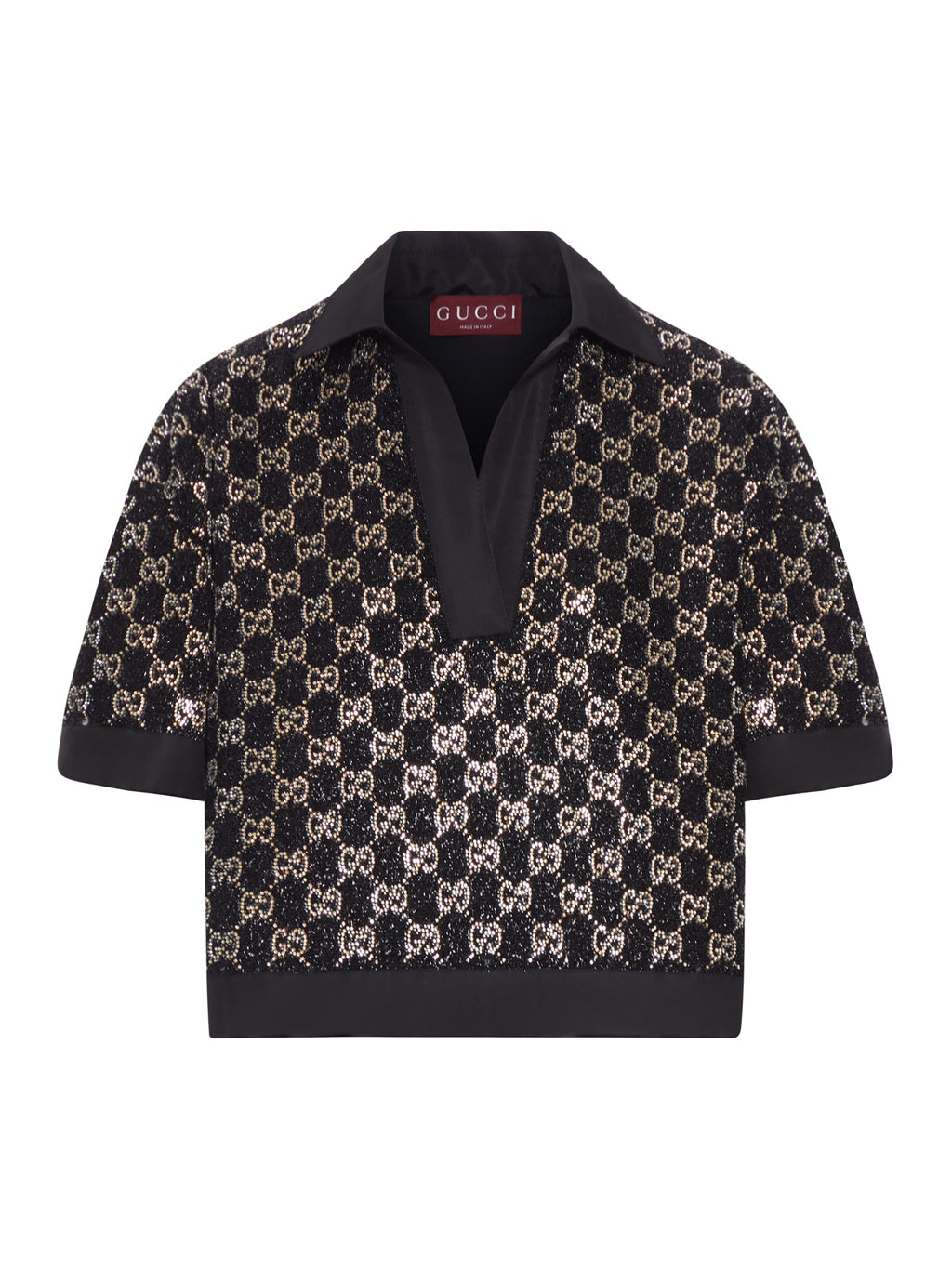 Wool Tweed Top With Rhinestone Gucci оригінал – Купити в Україні – боковий вид
