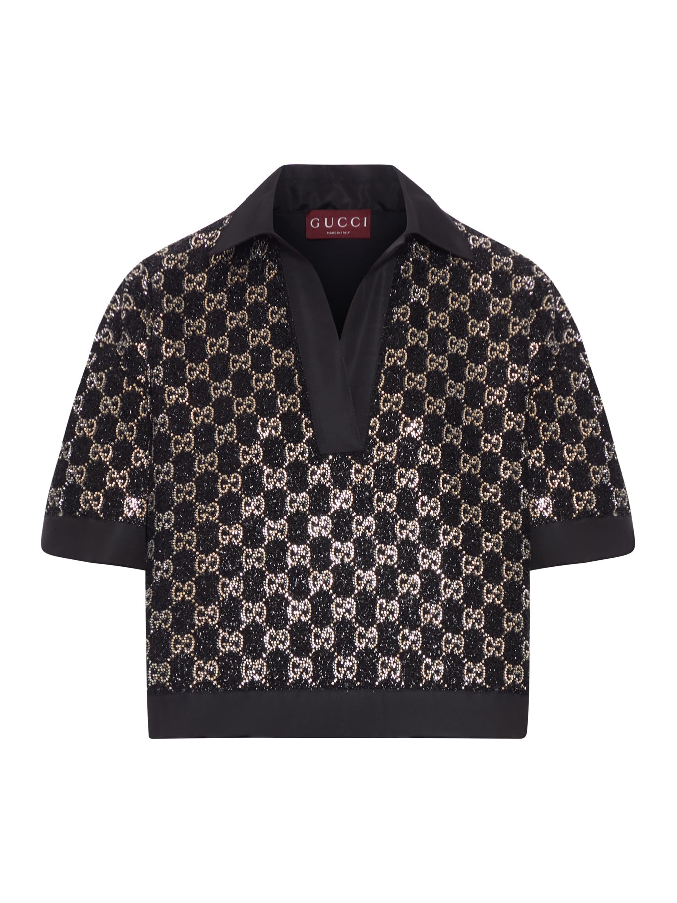 Wool Tweed Top With Rhinestone Gucci оригінал – Купити в Україні – боковий вид