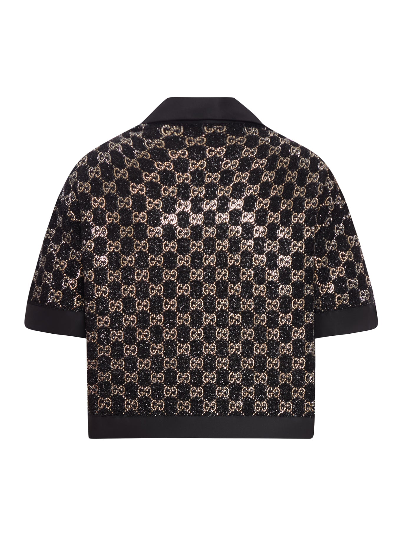 Wool Tweed Top With Rhinestone Gucci оригінал – Купити в Україні – вид ззаду