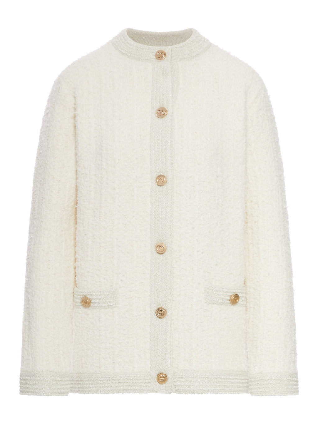 Boucle Wool Cardigan Gucci оригінал – Купити в Україні – боковий вид