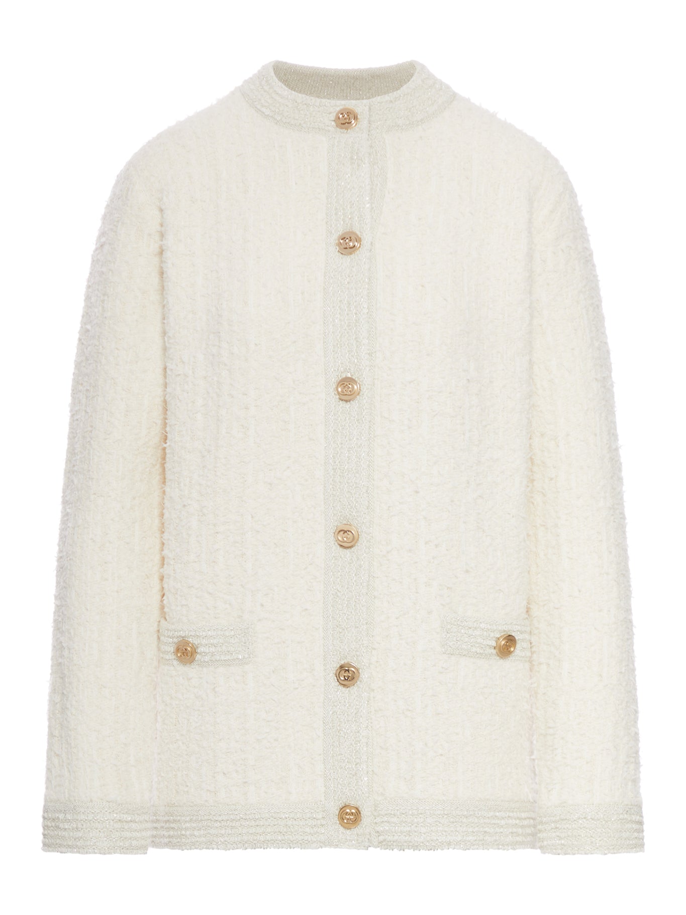 Boucle Wool Cardigan Gucci оригінал – Купити в Україні – боковий вид