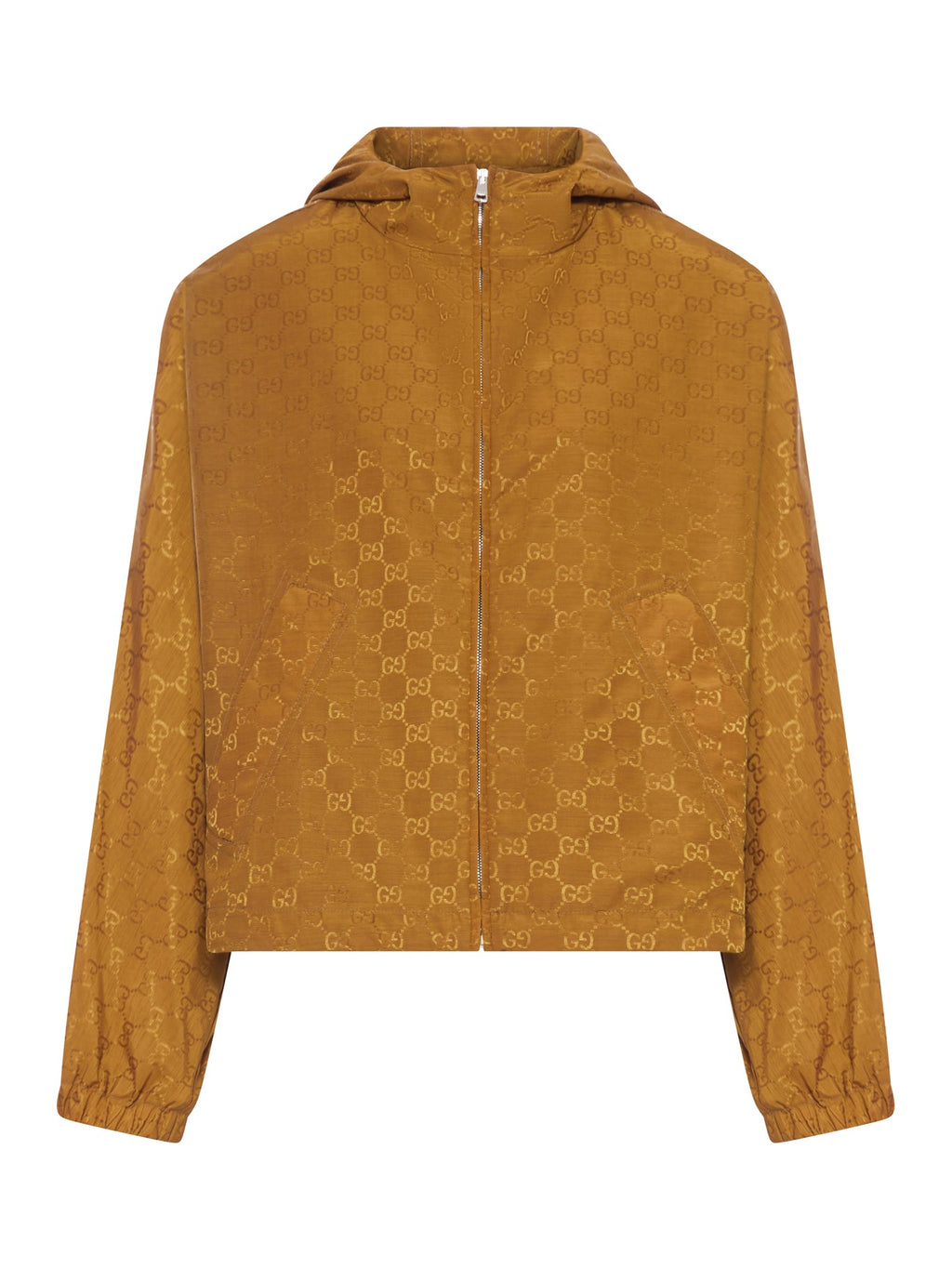 Short Jacket In Technical Jacquard Fabric With All-Over Gg Pattern Gucci оригінал – Купити в Україні – боковий вид