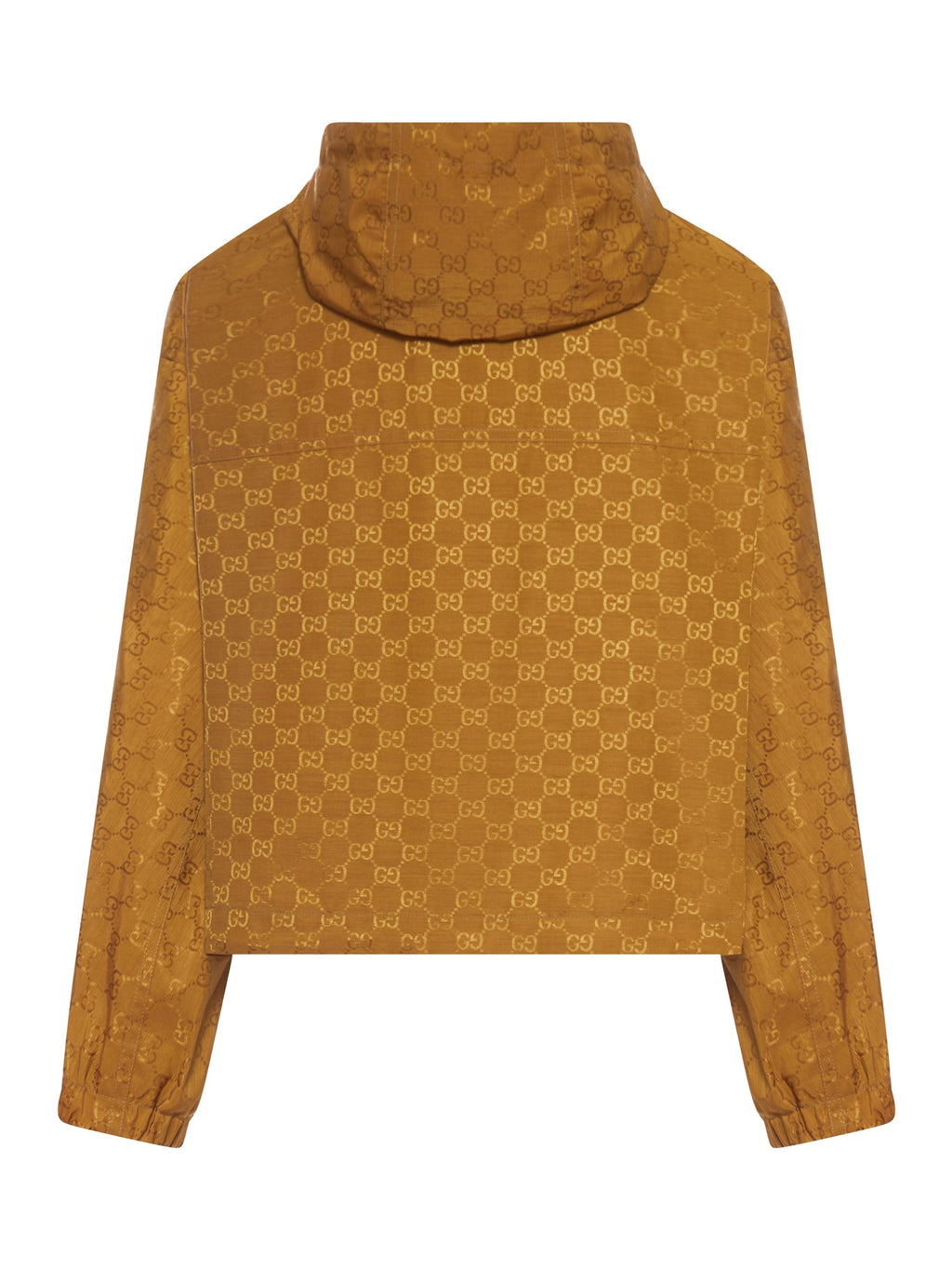 Short Jacket In Technical Jacquard Fabric With All-Over Gg Pattern Gucci оригінал – Купити в Україні – вид ззаду
