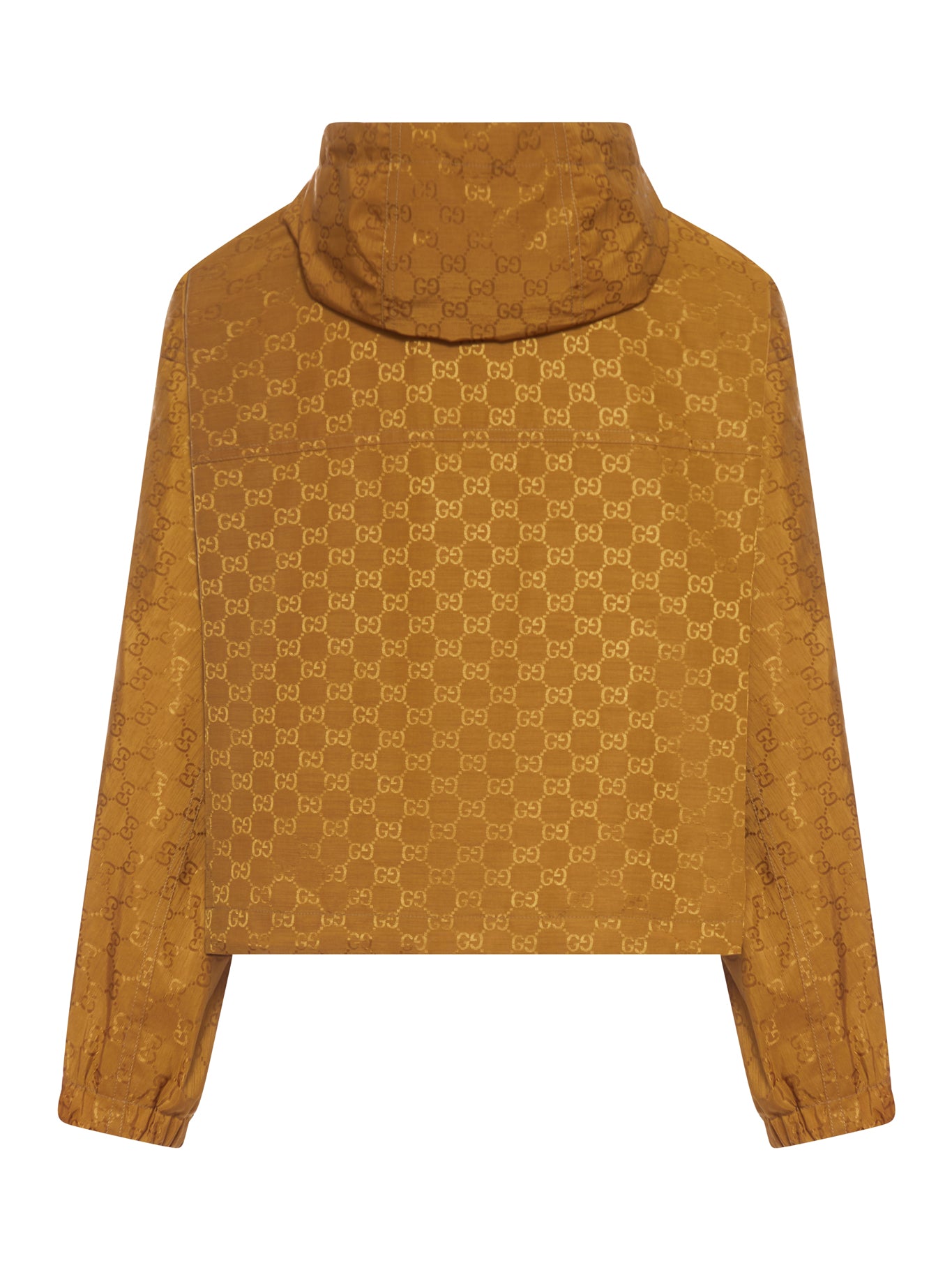 Short Jacket In Technical Jacquard Fabric With All-Over Gg Pattern Gucci оригінал – Купити в Україні – вид ззаду