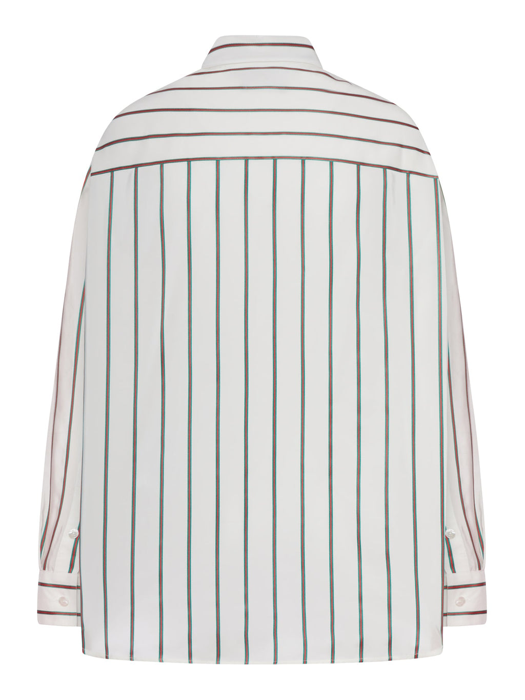 Оригінальна Vertical Striped Silk Shirt Gucci – вид ззаду
