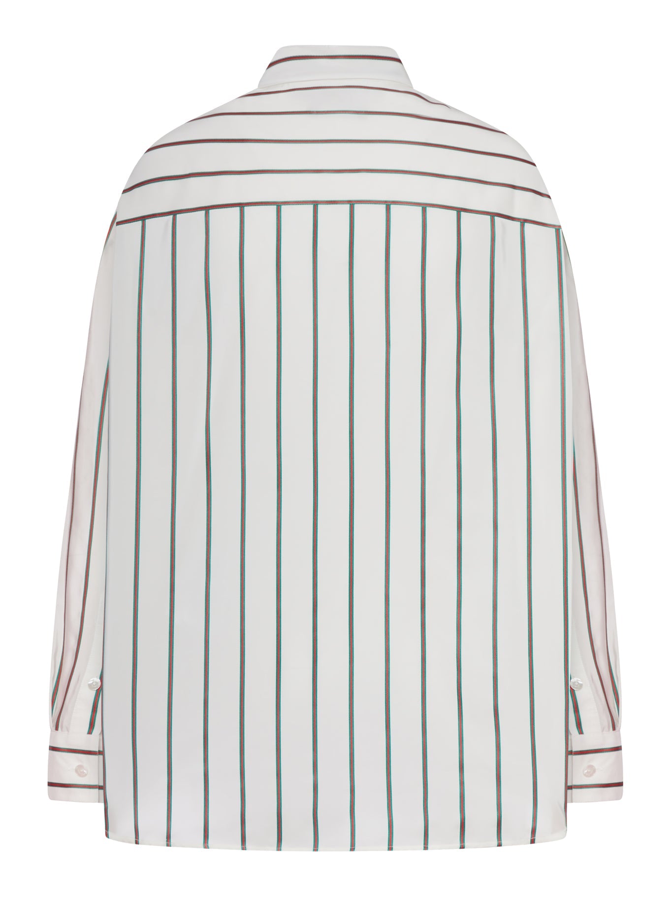 Оригінальна Vertical Striped Silk Shirt Gucci – вид ззаду