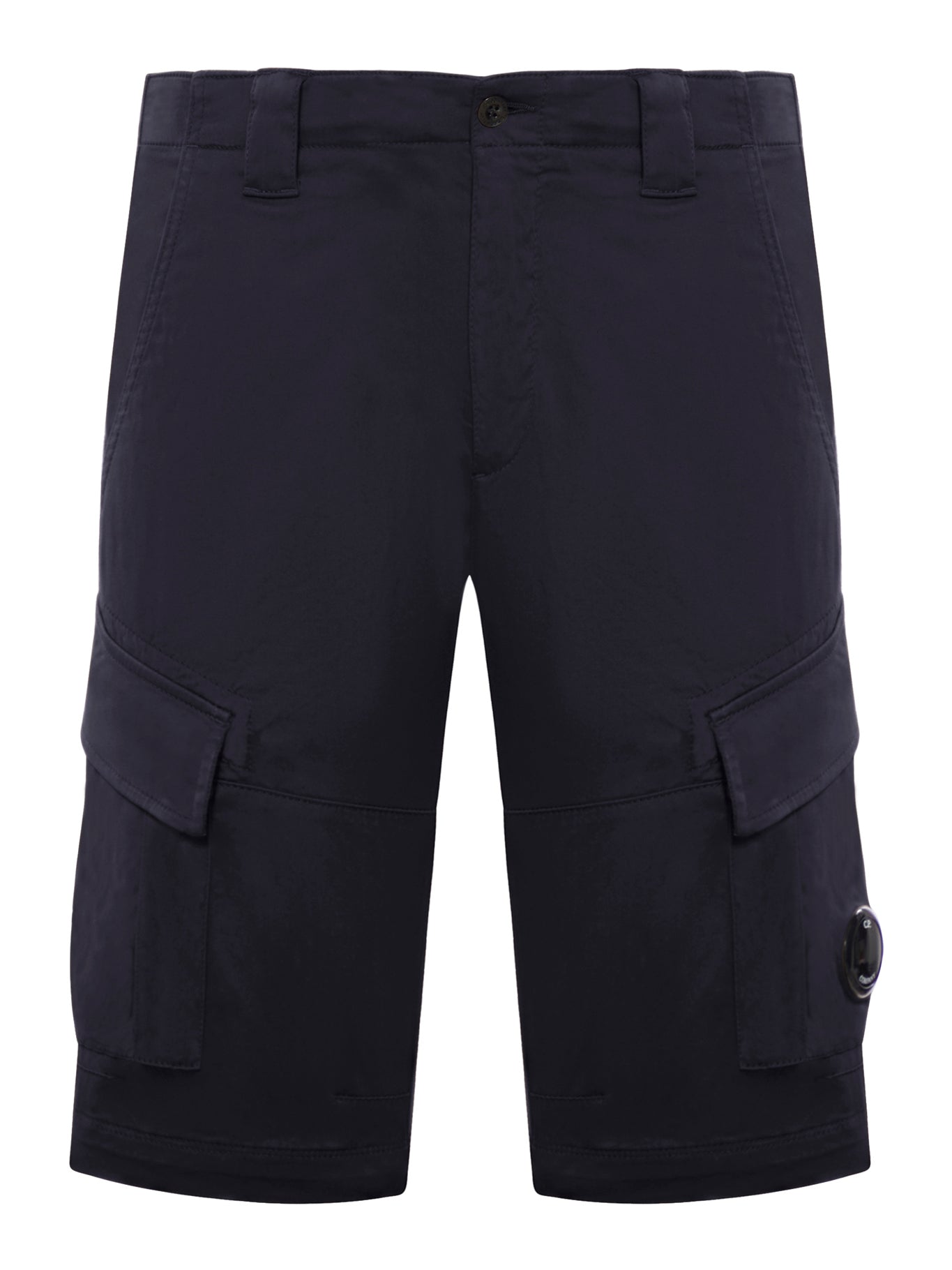 Sateen Stretch Cargo Shorts Cp company – Гарантія оригінальності – боковий вид