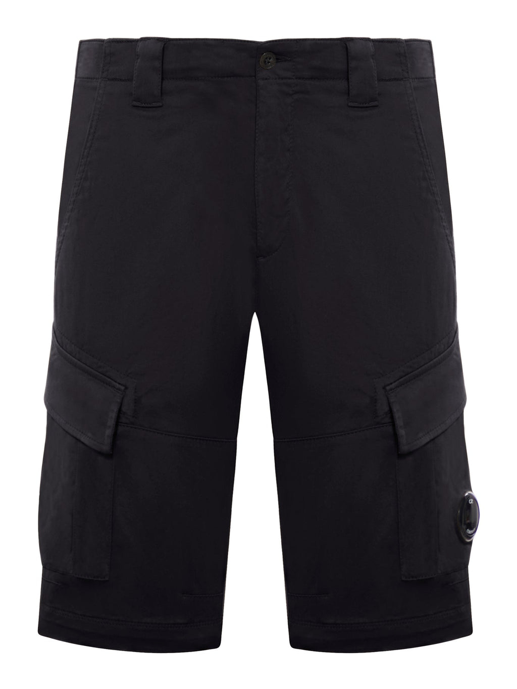 Sateen Stretch Cargo Shorts Cp company – Гарантія оригінальності – боковий вид