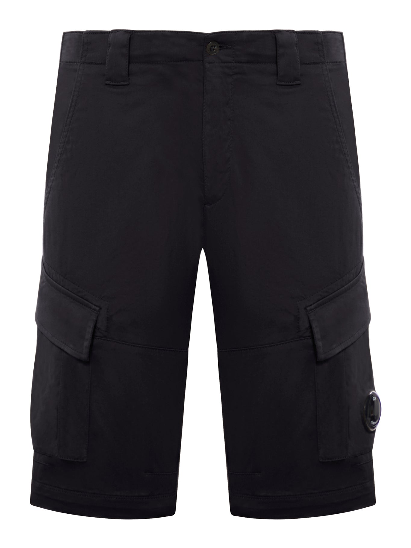 Sateen Stretch Cargo Shorts Cp company – Гарантія оригінальності – боковий вид