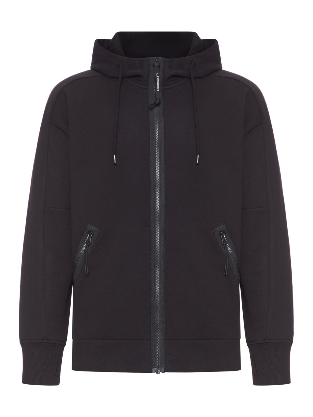 Goggle Hoodie In Diagonal Raised Fleece Cp company – Гарантія оригінальності – боковий вид