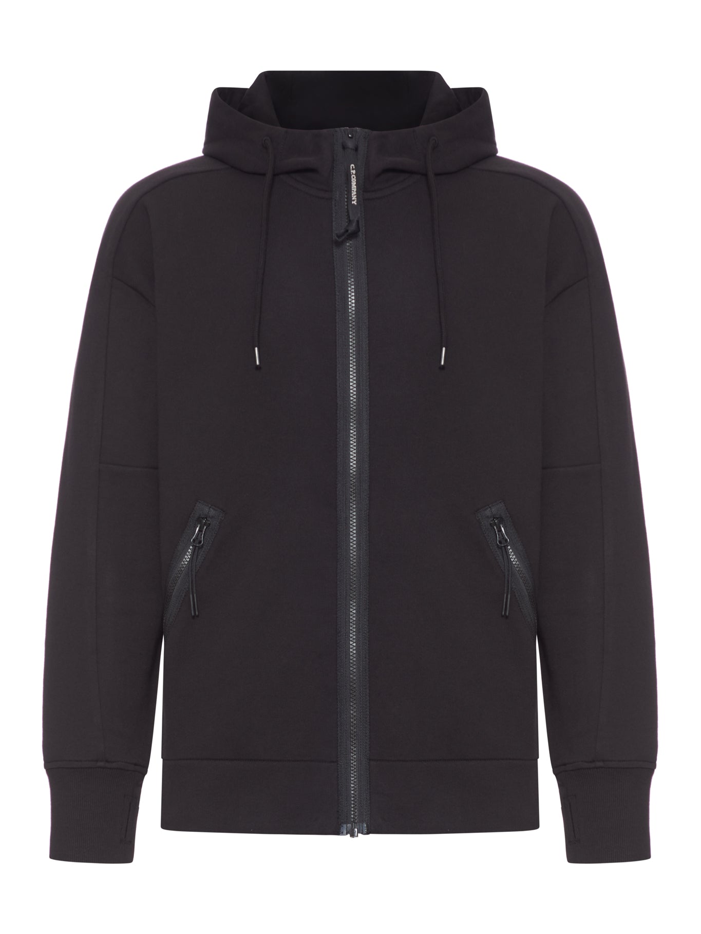 Goggle Hoodie In Diagonal Raised Fleece Cp company – Гарантія оригінальності – боковий вид