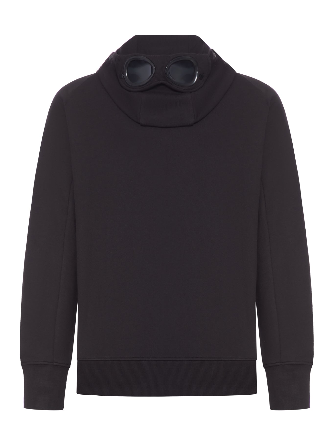 Goggle Hoodie In Diagonal Raised Fleece Cp company – Гарантія оригінальності – вид ззаду