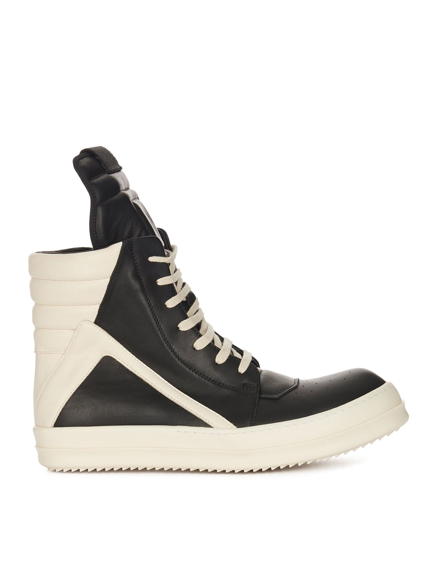Оригінальна Geobasket In Calfskin Rick owens – боковий вид