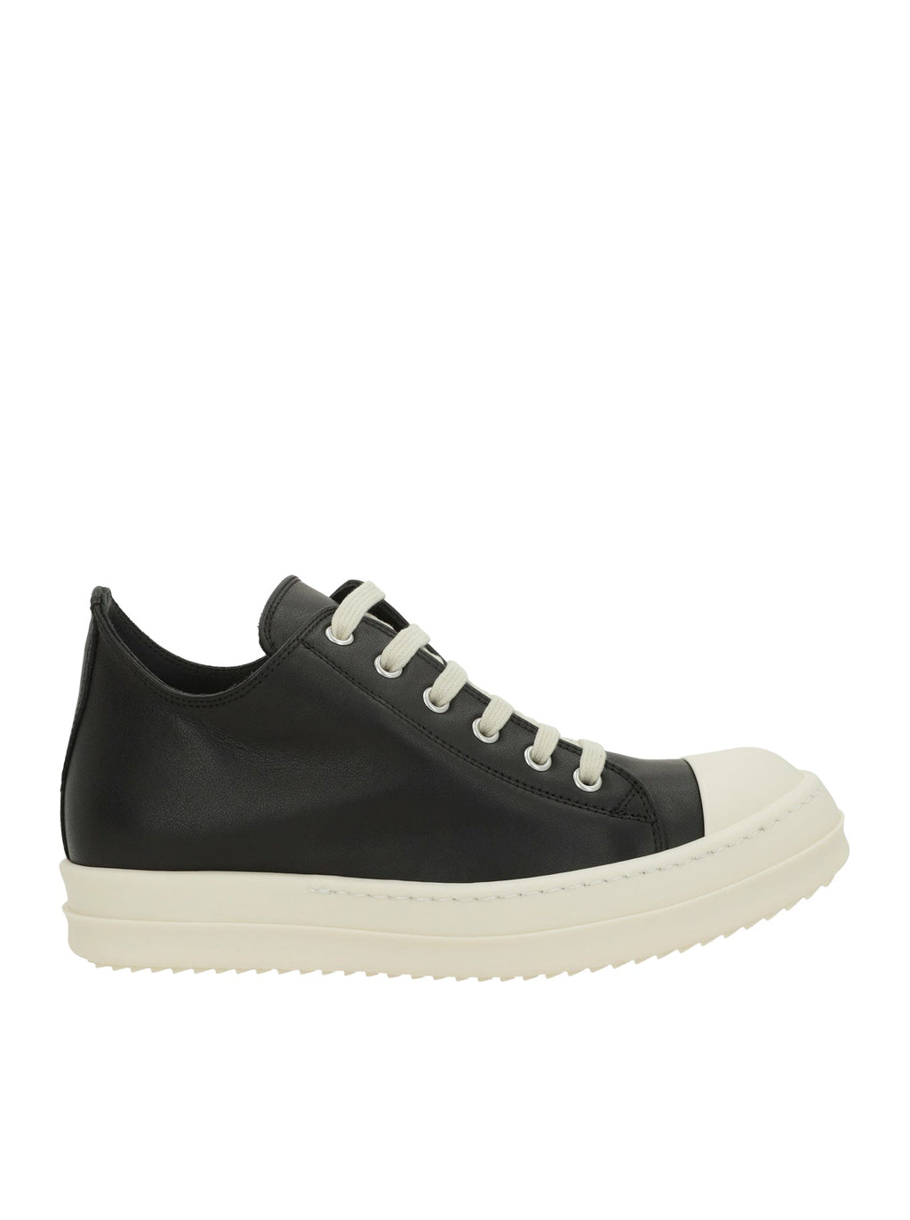 Low Leather Sneakers Rick owens оригінал – Купити в Україні – боковий вид