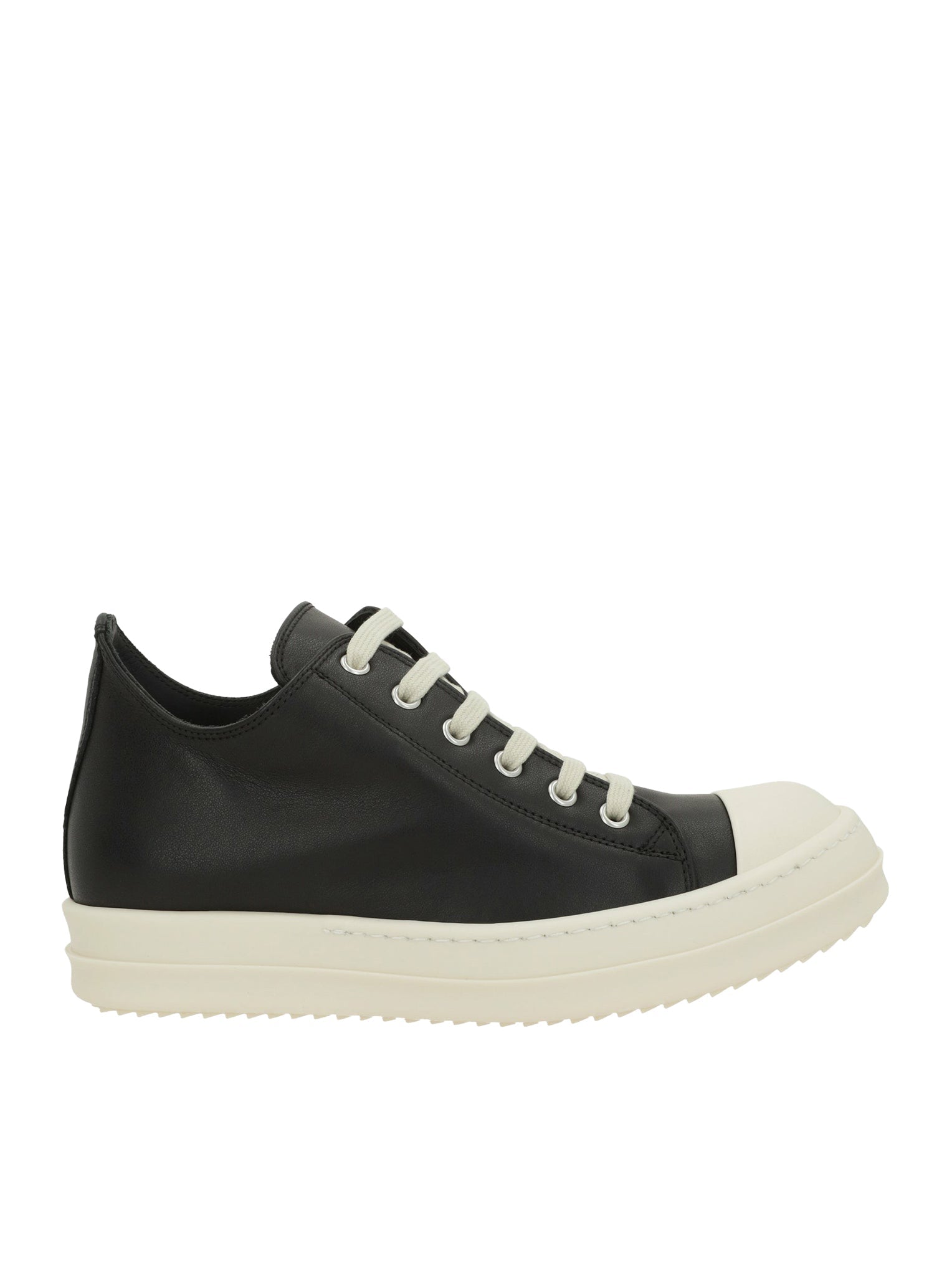 Low Leather Sneakers Rick owens оригінал – Купити в Україні – боковий вид
