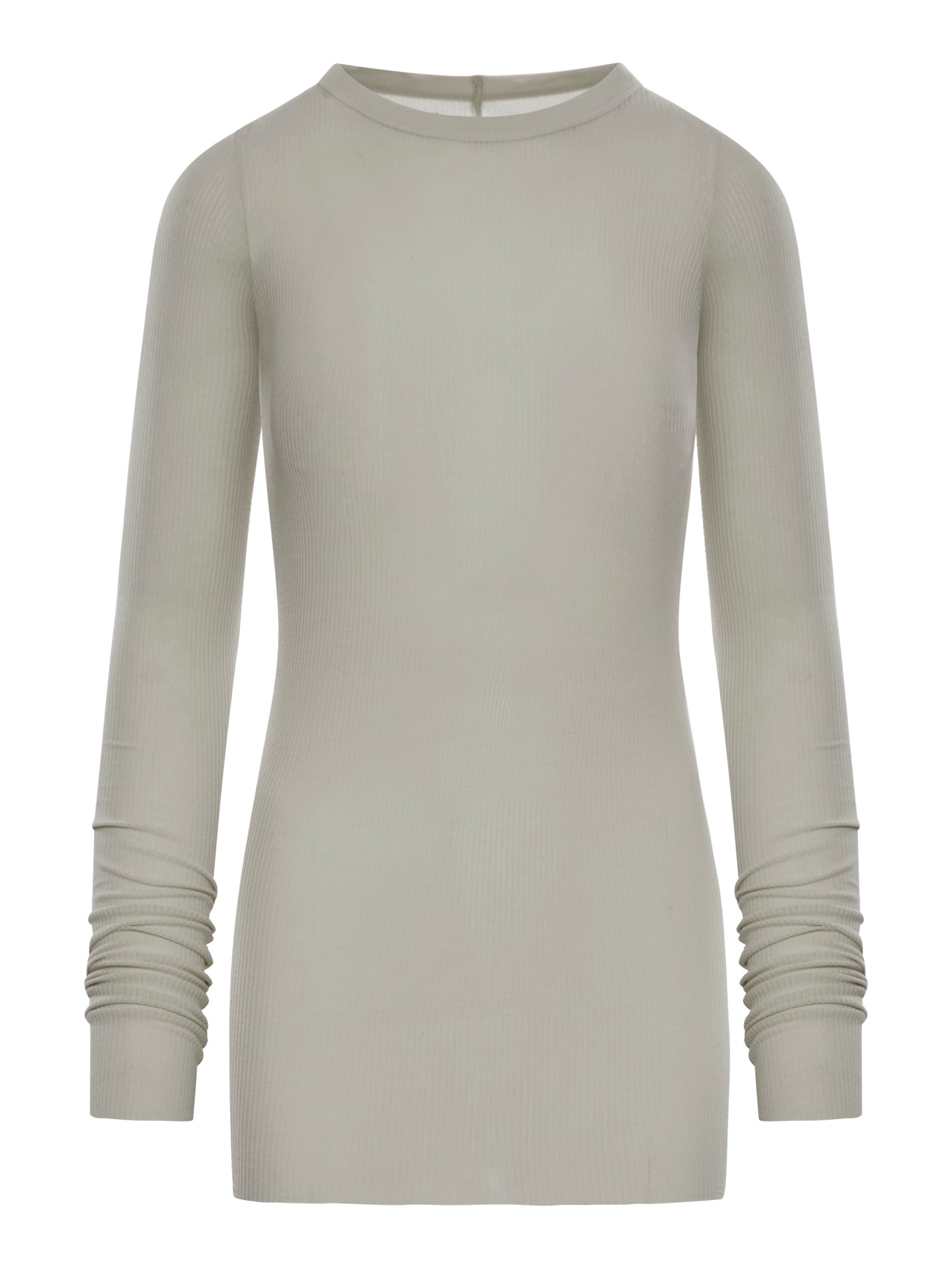 Ribbed Sweater In Semi-Transparent Fabric Rick owens – Гарантія оригінальності – боковий вид