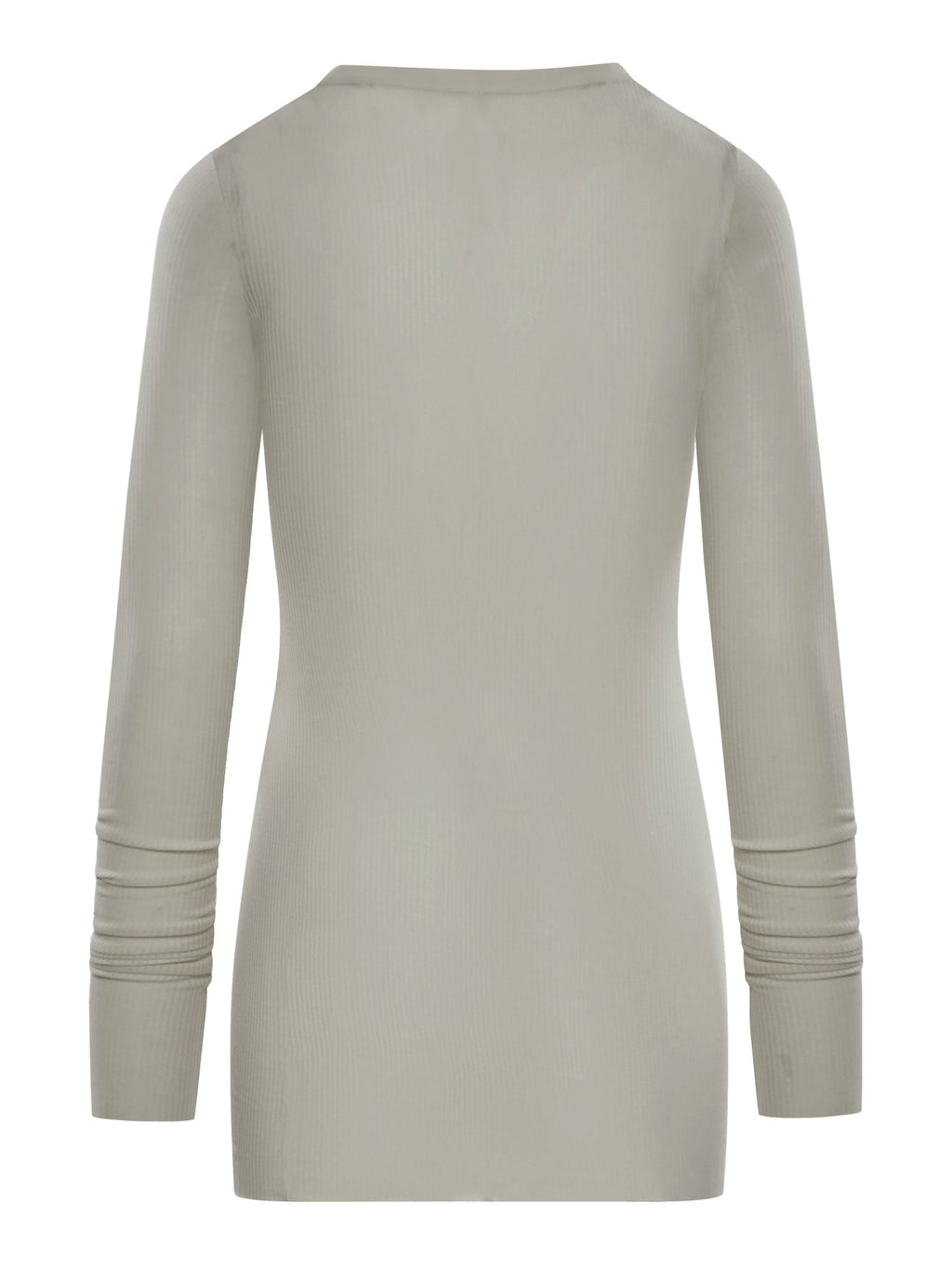 Ribbed Sweater In Semi-Transparent Fabric Rick owens – Гарантія оригінальності – вид ззаду