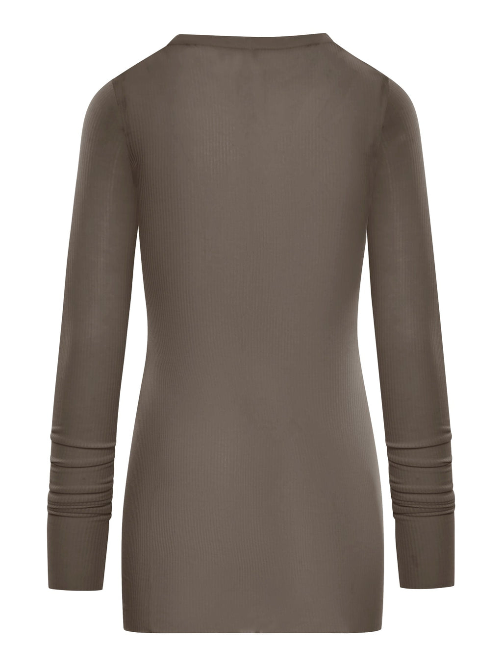 Ribbed Sweater In Semi-Transparent Fabric Rick owens – Гарантія оригінальності – вид ззаду