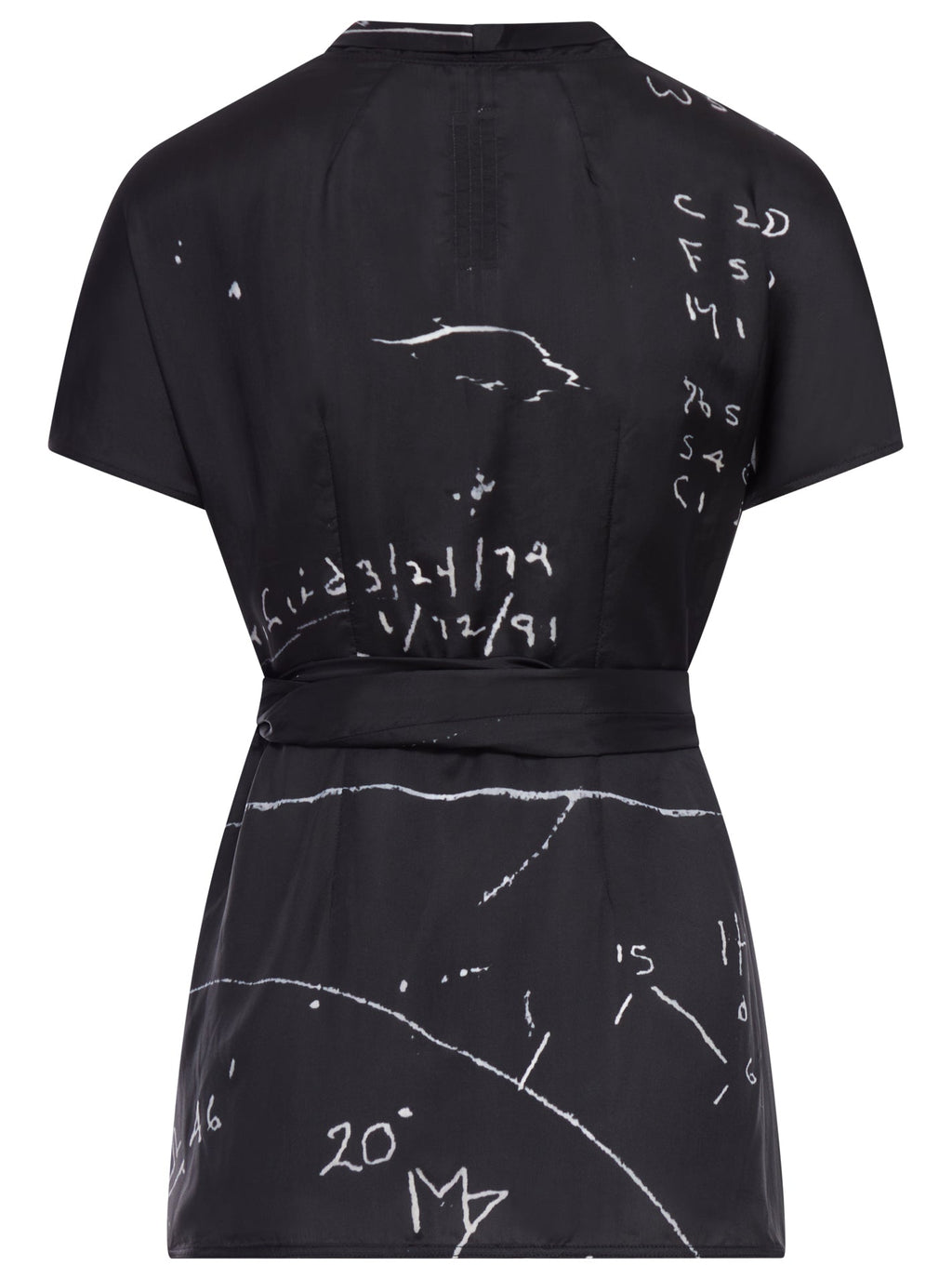 T-Shirt Wrap With Graphic Print Rick owens оригінал – Купити в Україні – вид ззаду
