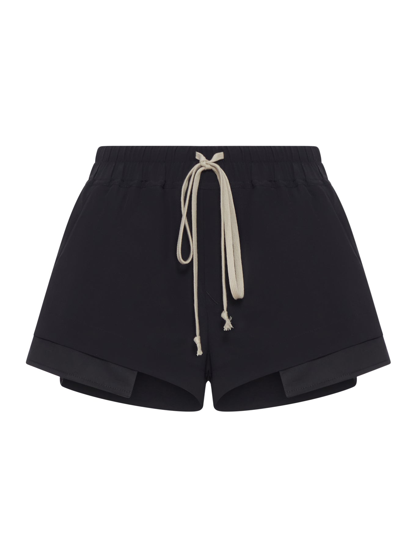 Fog Shorts With Drawstring In Silk Blend Rick owens – Гарантія оригінальності – боковий вид