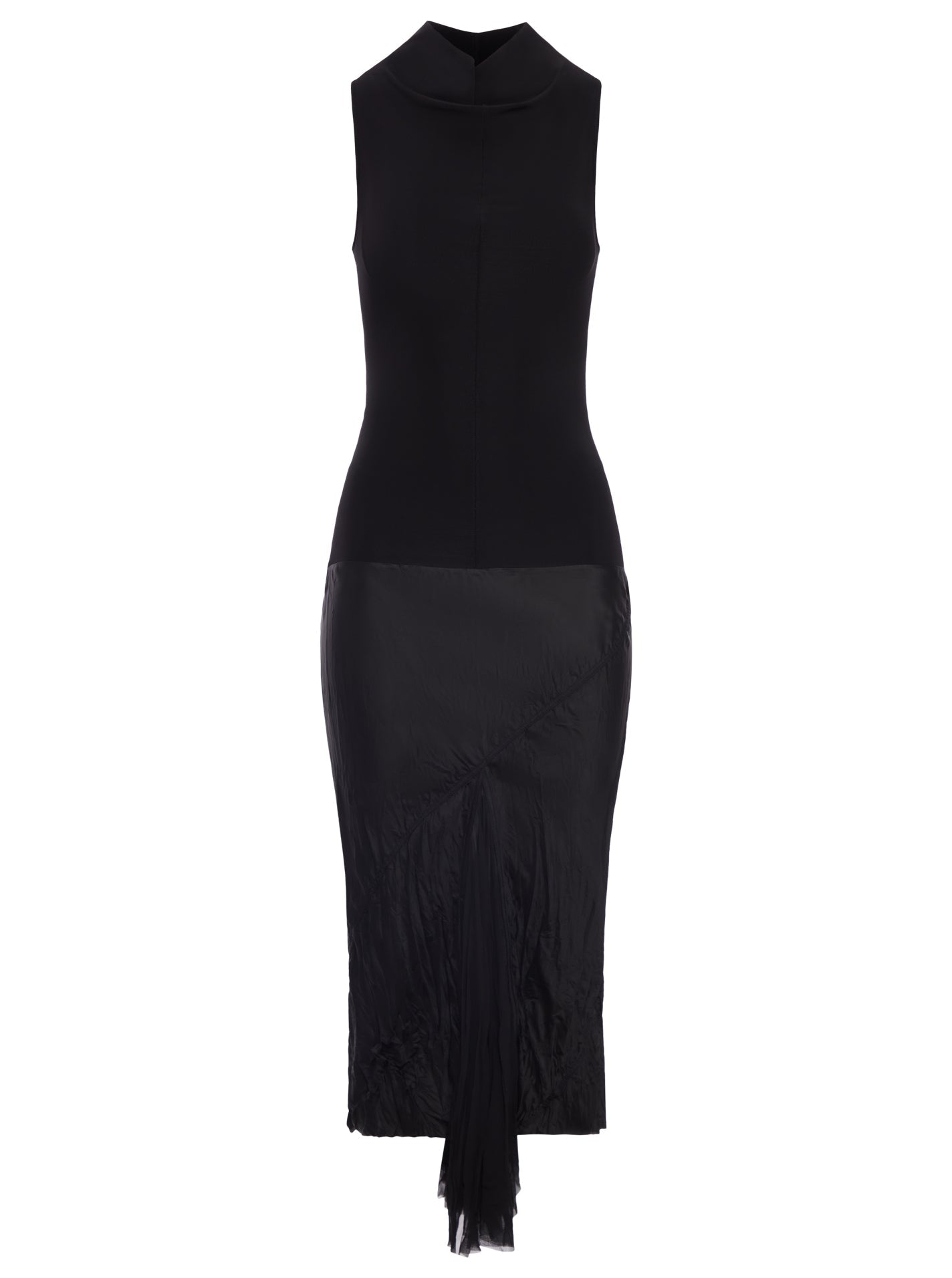 Оригінальна Asymmetric MIDI Dress Rick owens – боковий вид