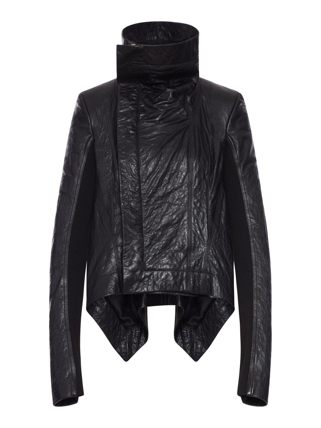 Naska Leather Jacket Rick owens – Гарантія оригінальності – боковий вид