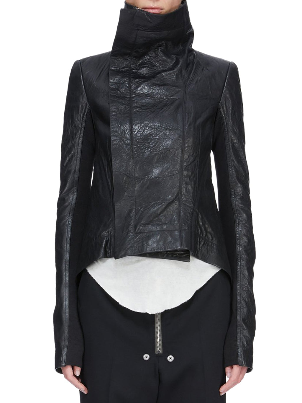 Naska Leather Jacket Rick owens – Гарантія оригінальності – детальний вид