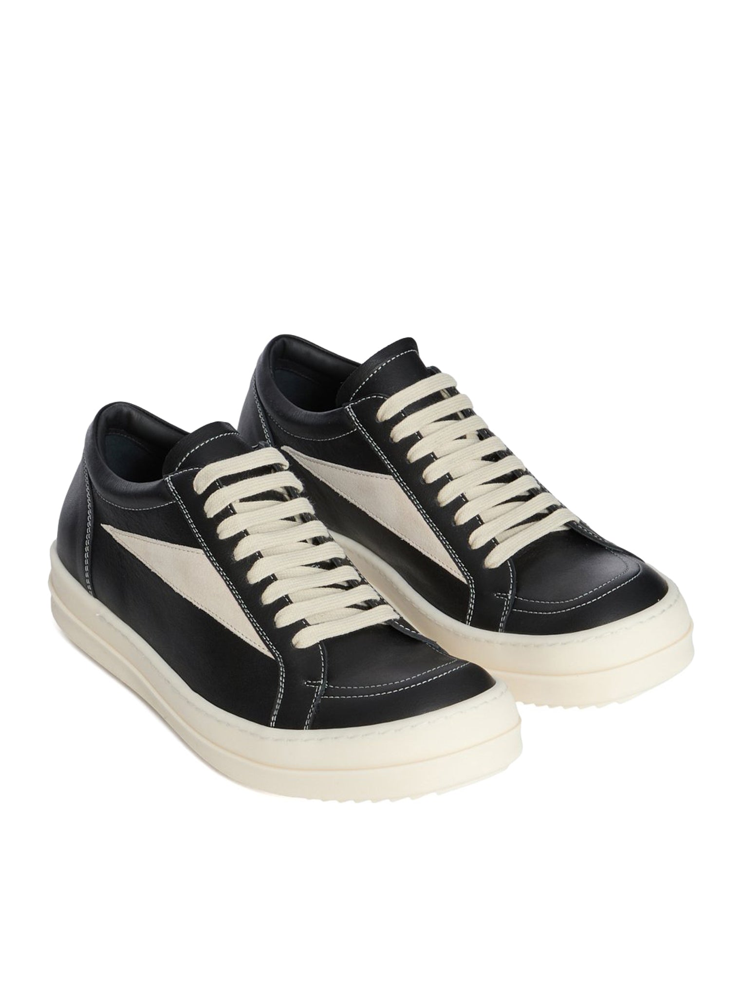 Оригінальна Vintage Calfskin Leather Sneakers Rick owens – вид ззаду