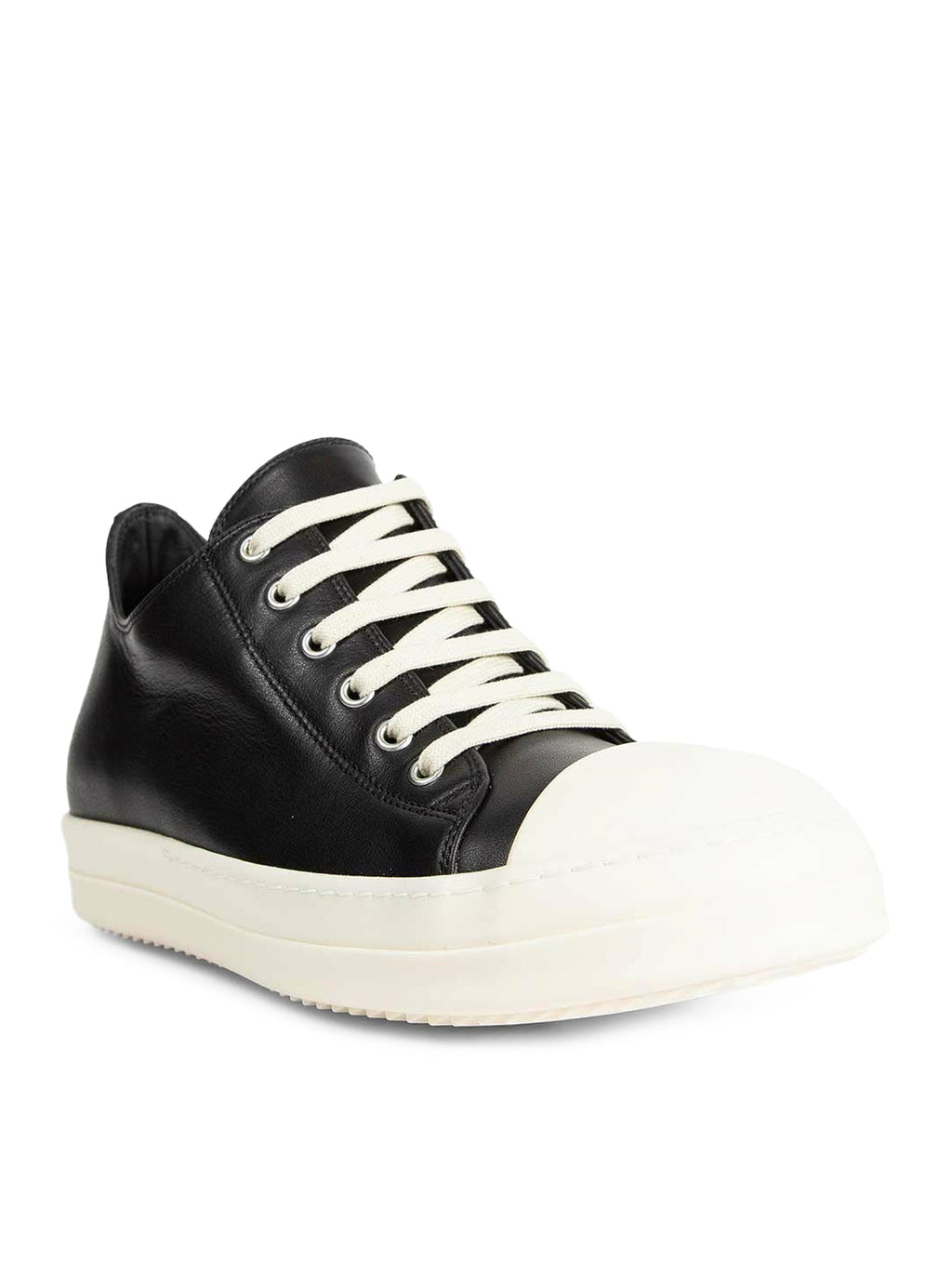 Low Cow Leather Sneakers Rick owens оригінал – Купити в Україні – вид ззаду