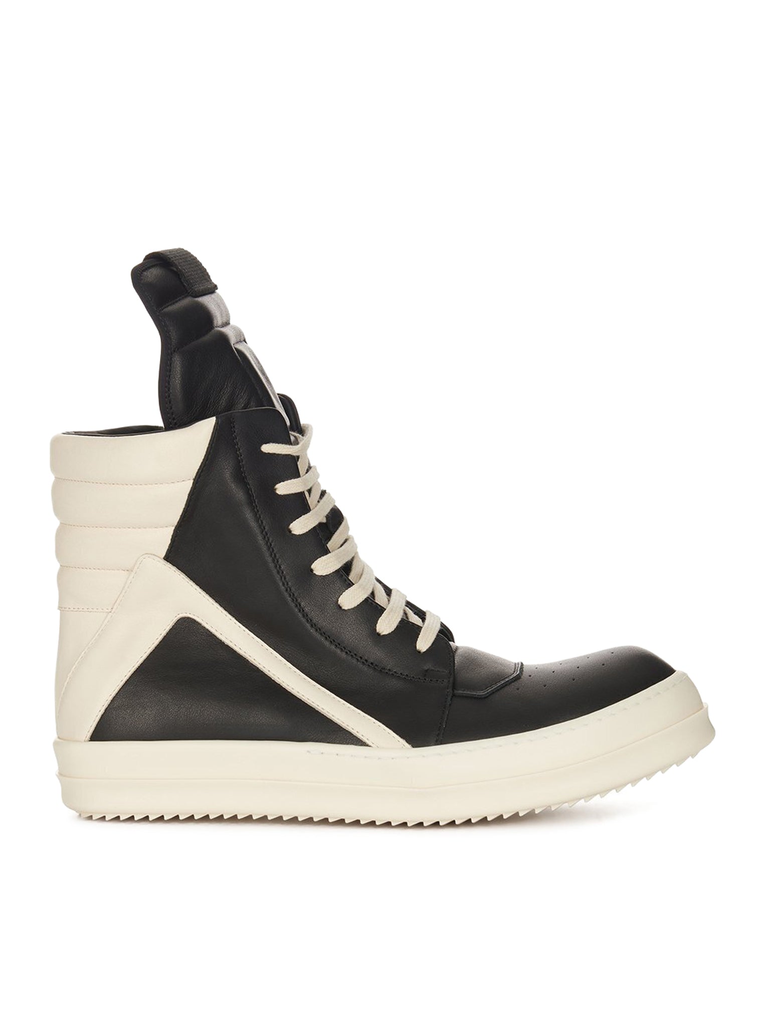 Оригінальна Geobaskets In Calfskin Leather Rick owens – боковий вид