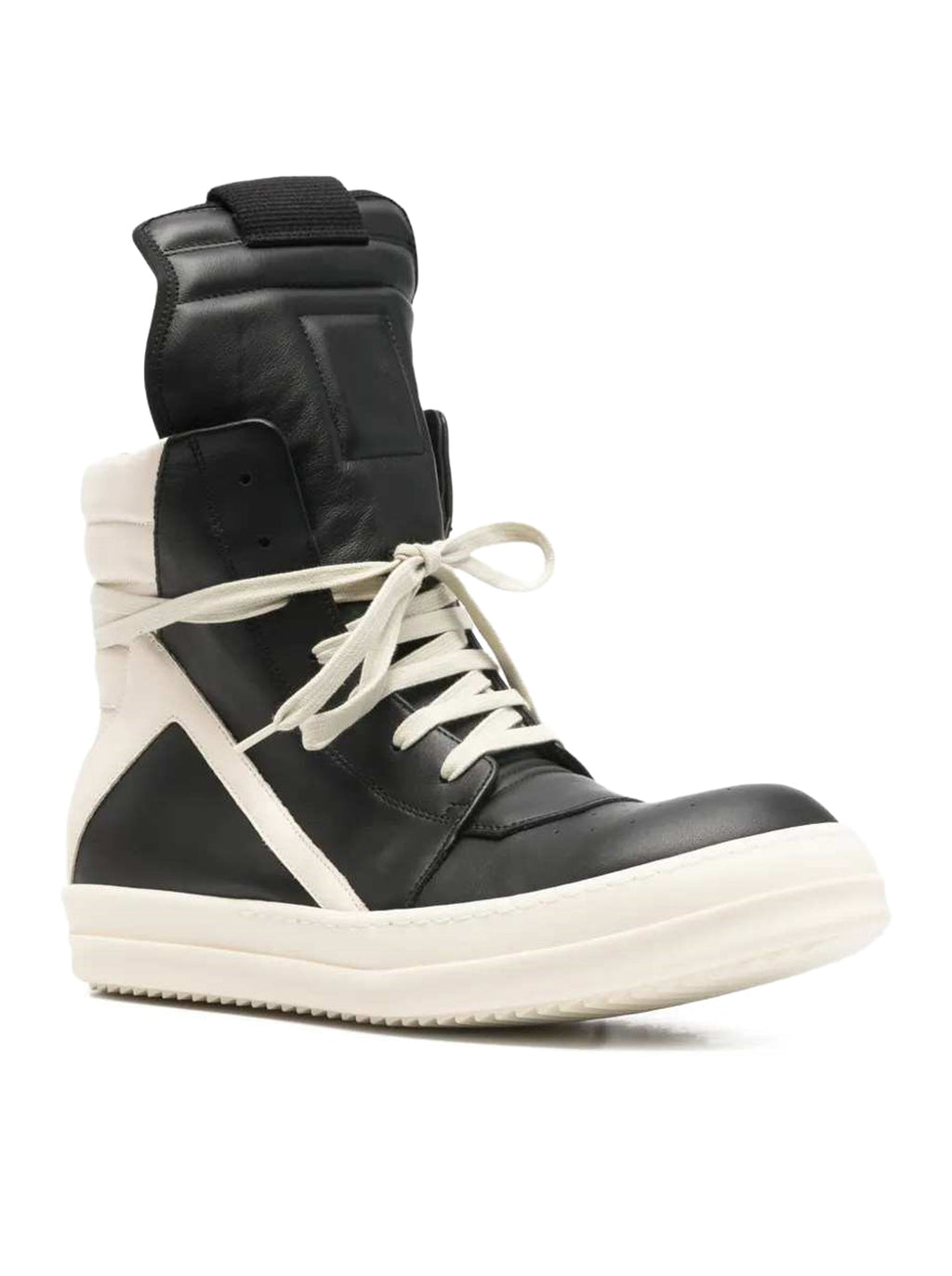 Оригінальна Geobaskets In Calfskin Leather Rick owens – вид ззаду