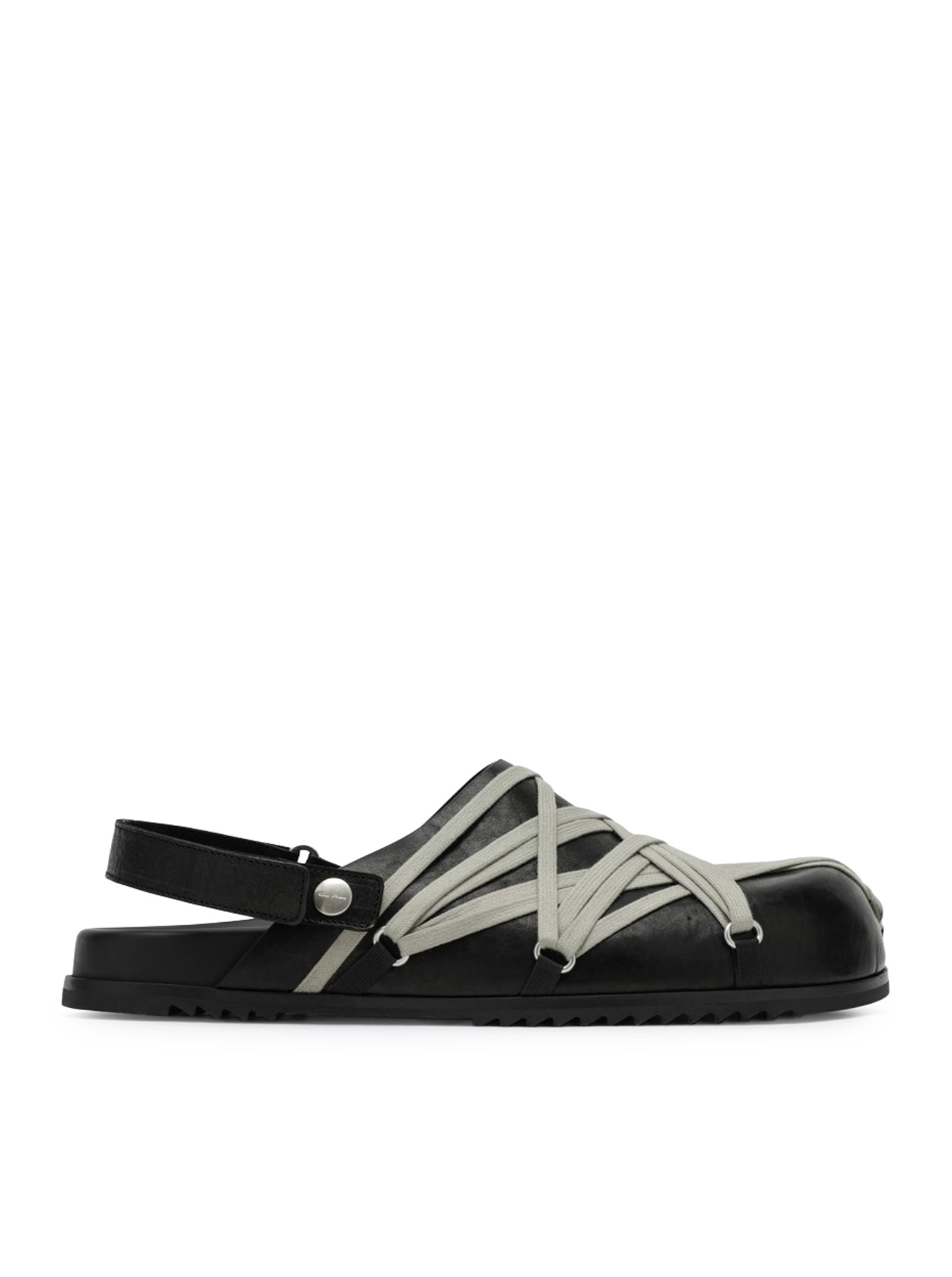 Оригінальна Black Megalaced Mules Rick owens – боковий вид