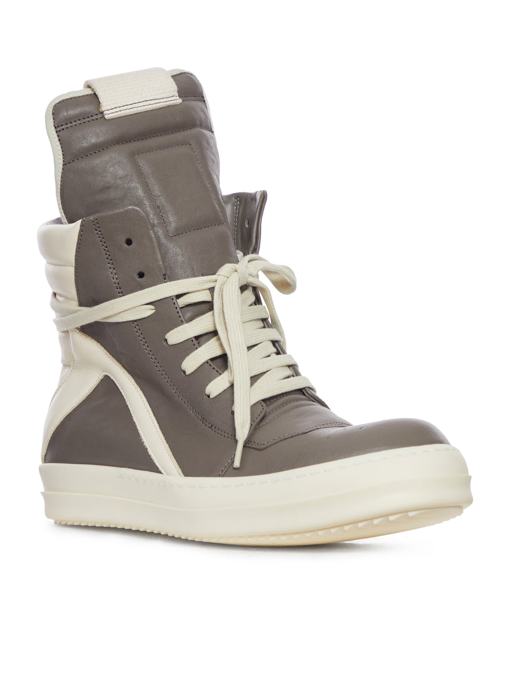 Оригінальна Geobaskets In Calfskin Leather Rick owens – вид ззаду
