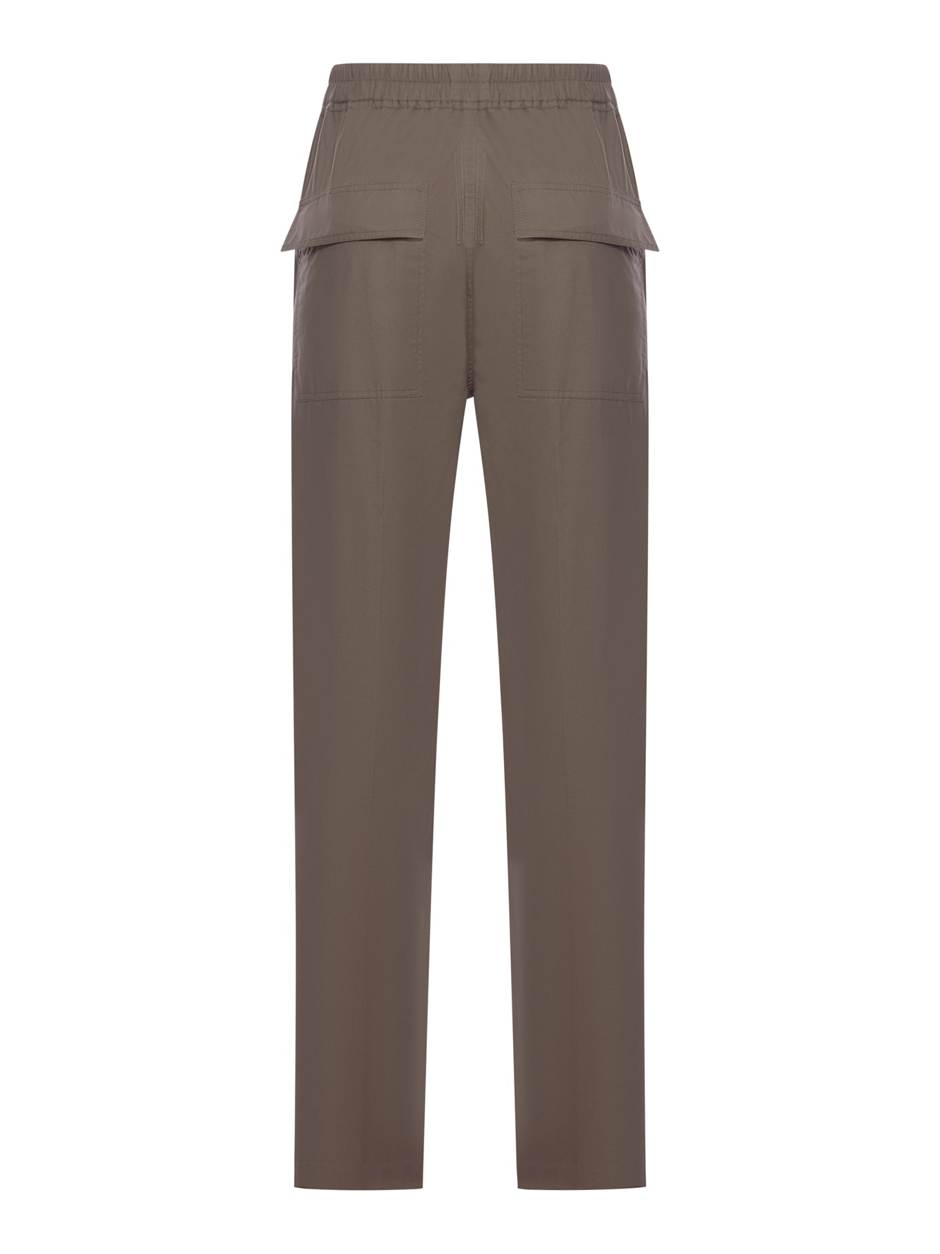 Cotton Trousers With Drawstring Rick owens – Гарантія оригінальності – вид ззаду