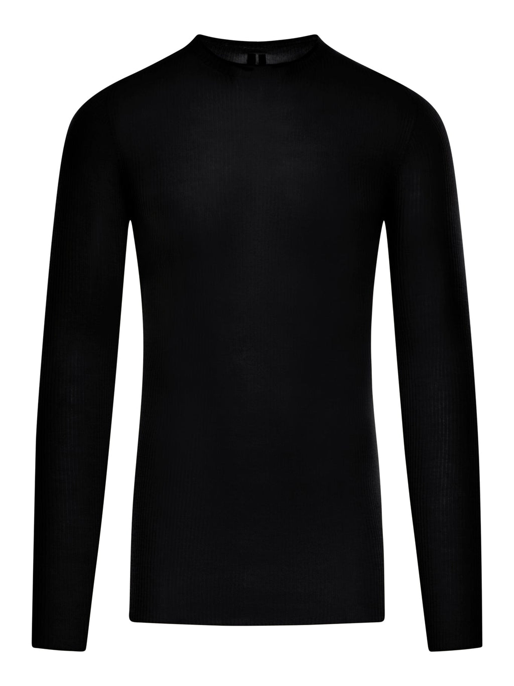 Оригінальна Wool Sweater In Semi-Transparent Fabric Rick owens – боковий вид