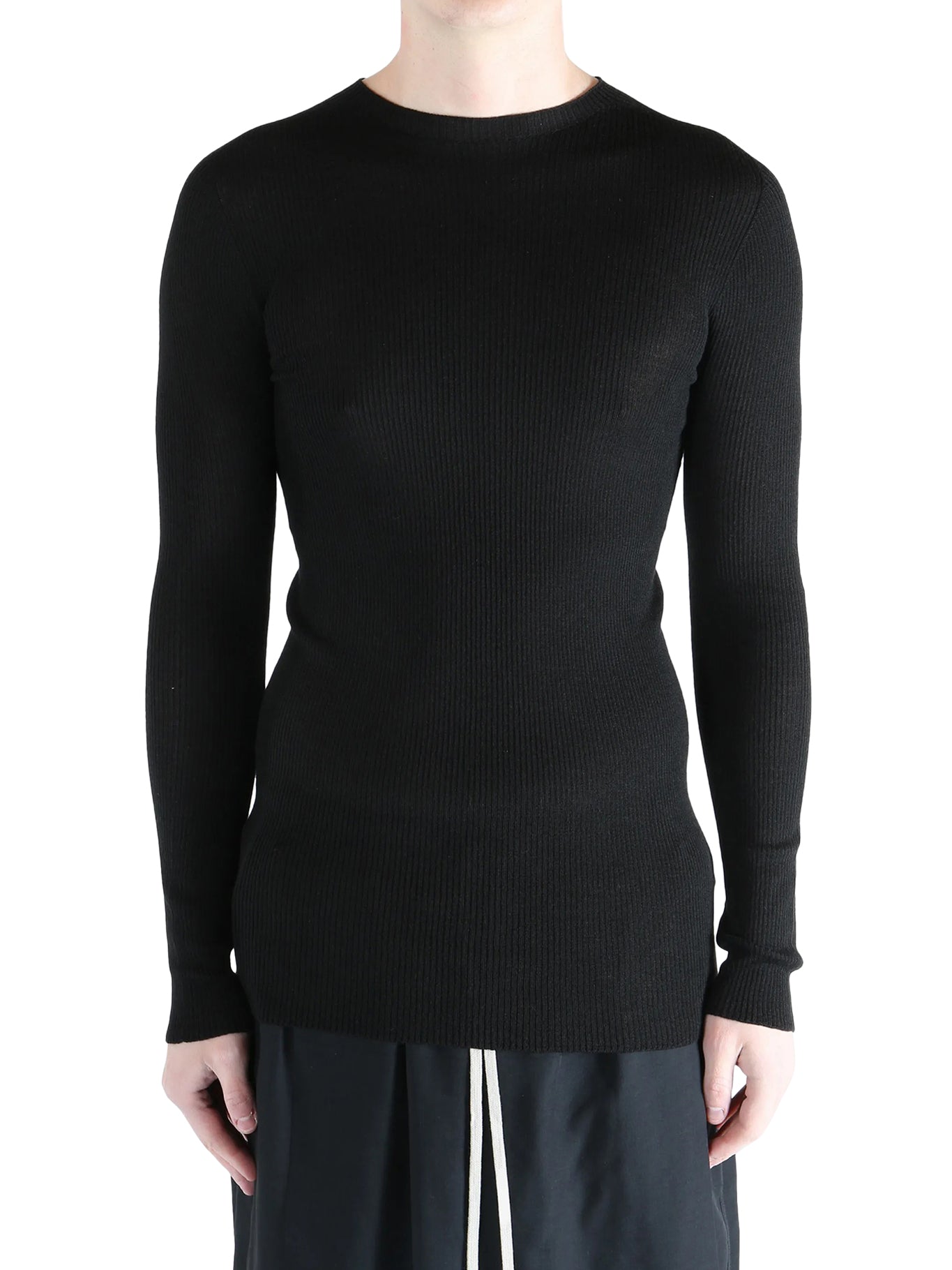 Оригінальна Wool Sweater In Semi-Transparent Fabric Rick owens – детальний вид - RICK OWENS