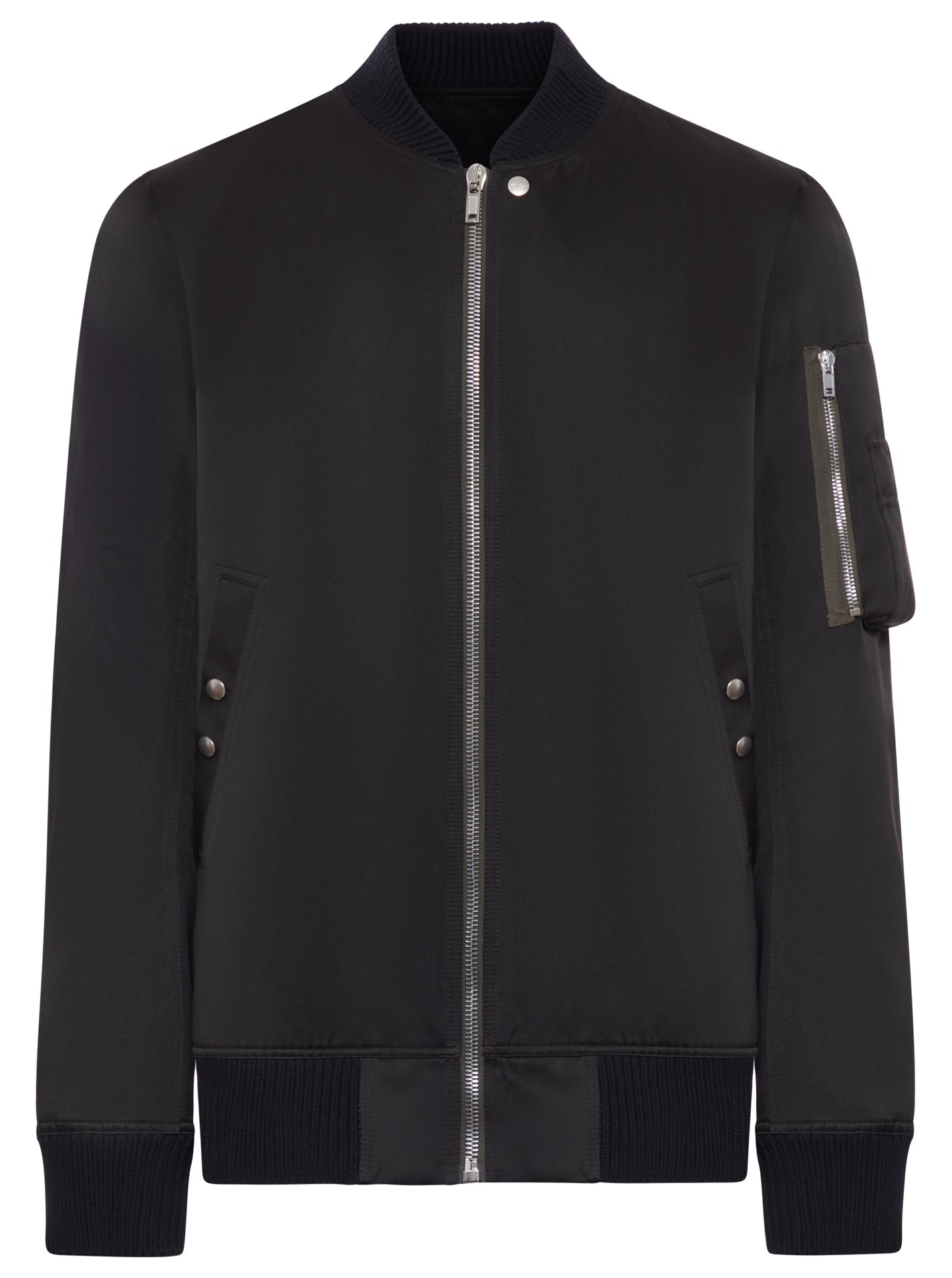 Padded Bomber Jacket With Zip Rick owens – Гарантія оригінальності – боковий вид