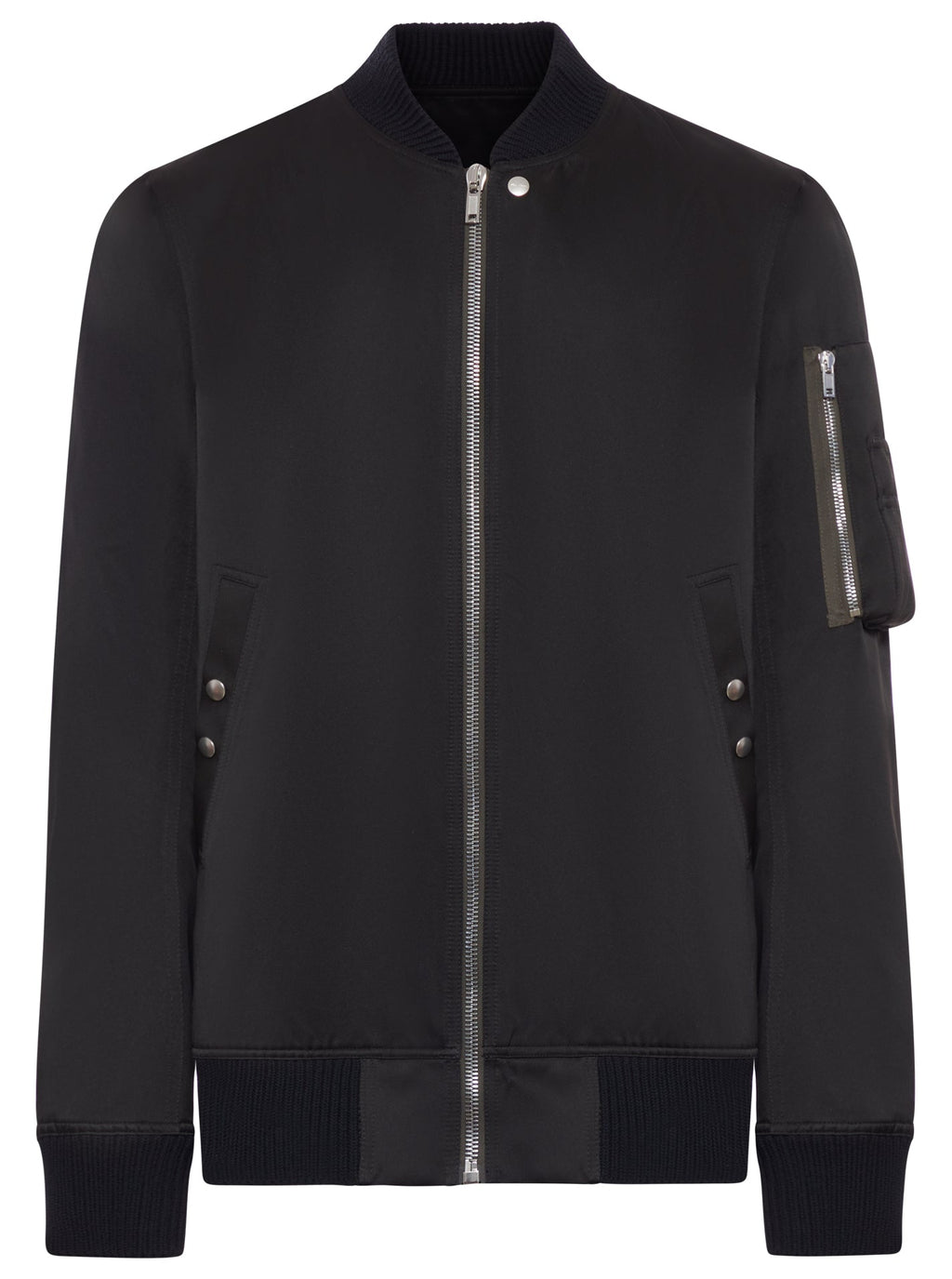 Padded Bomber Jacket With Zip Rick owens – Гарантія оригінальності – боковий вид