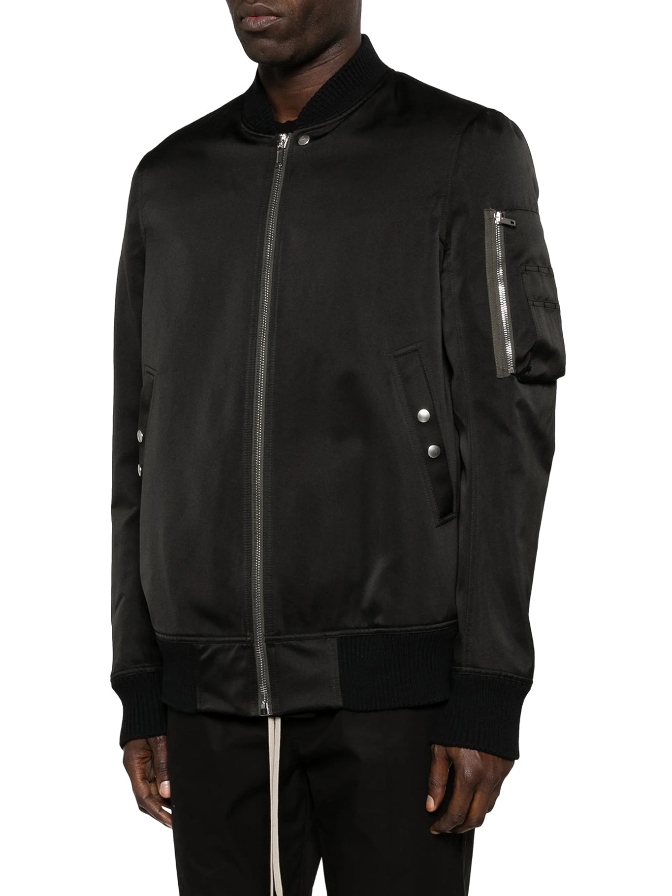 Padded Bomber Jacket With Zip Rick owens – Гарантія оригінальності – детальний вид